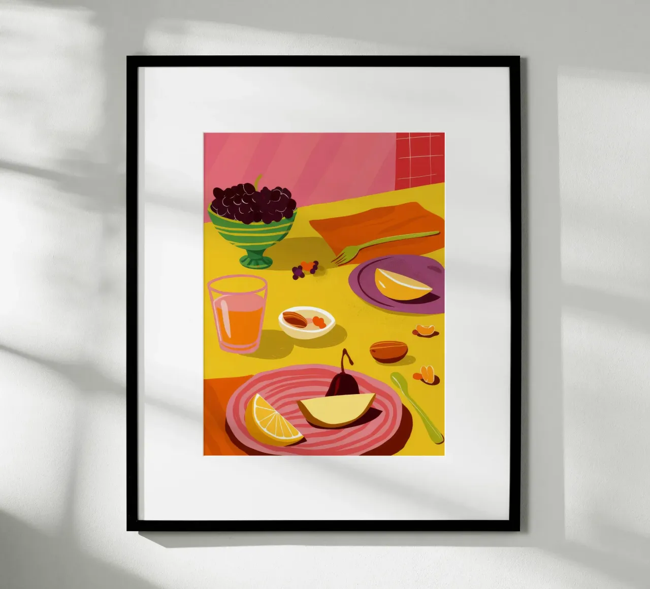 Colazione con crema di datteri carta hahnemühle da Muse Artworks