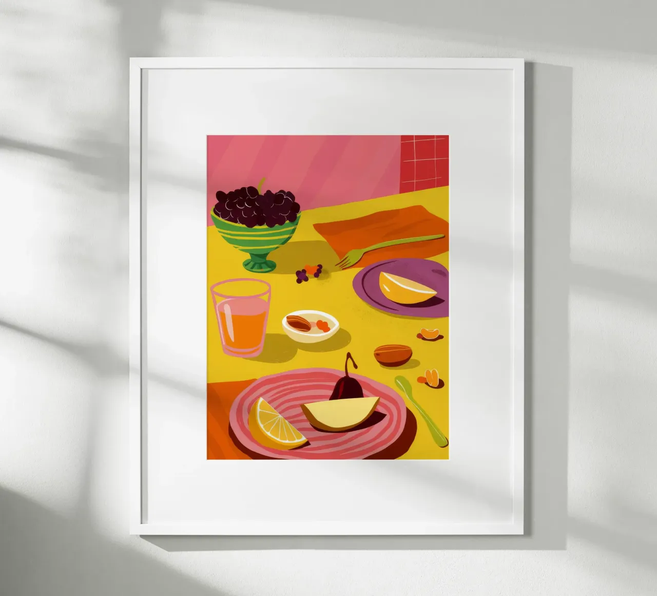 Breakfast Date Spread poster by Muse Artworks