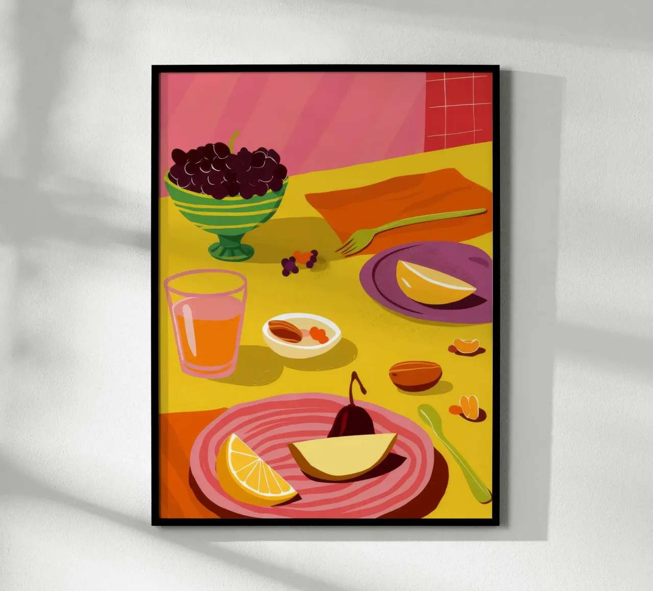 Colazione con crema di datteri carta hahnemühle da Muse Artworks