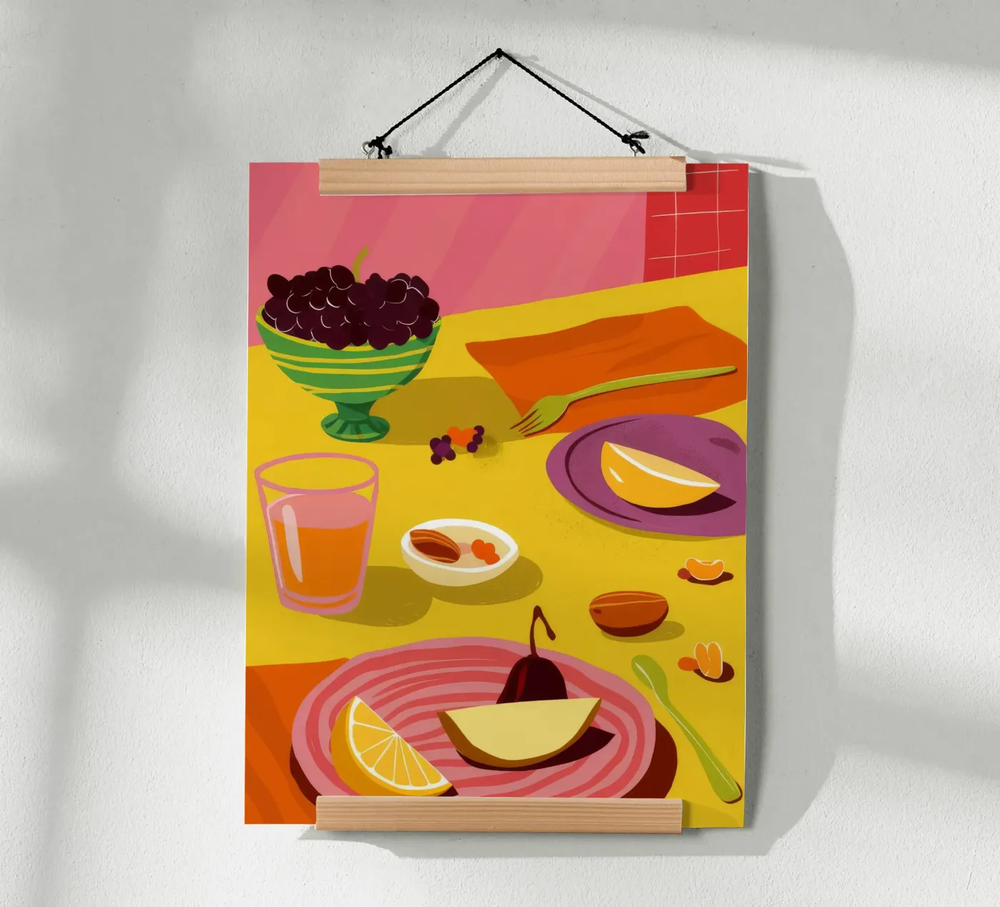 Breakfast Date Spread poster by Muse Artworks