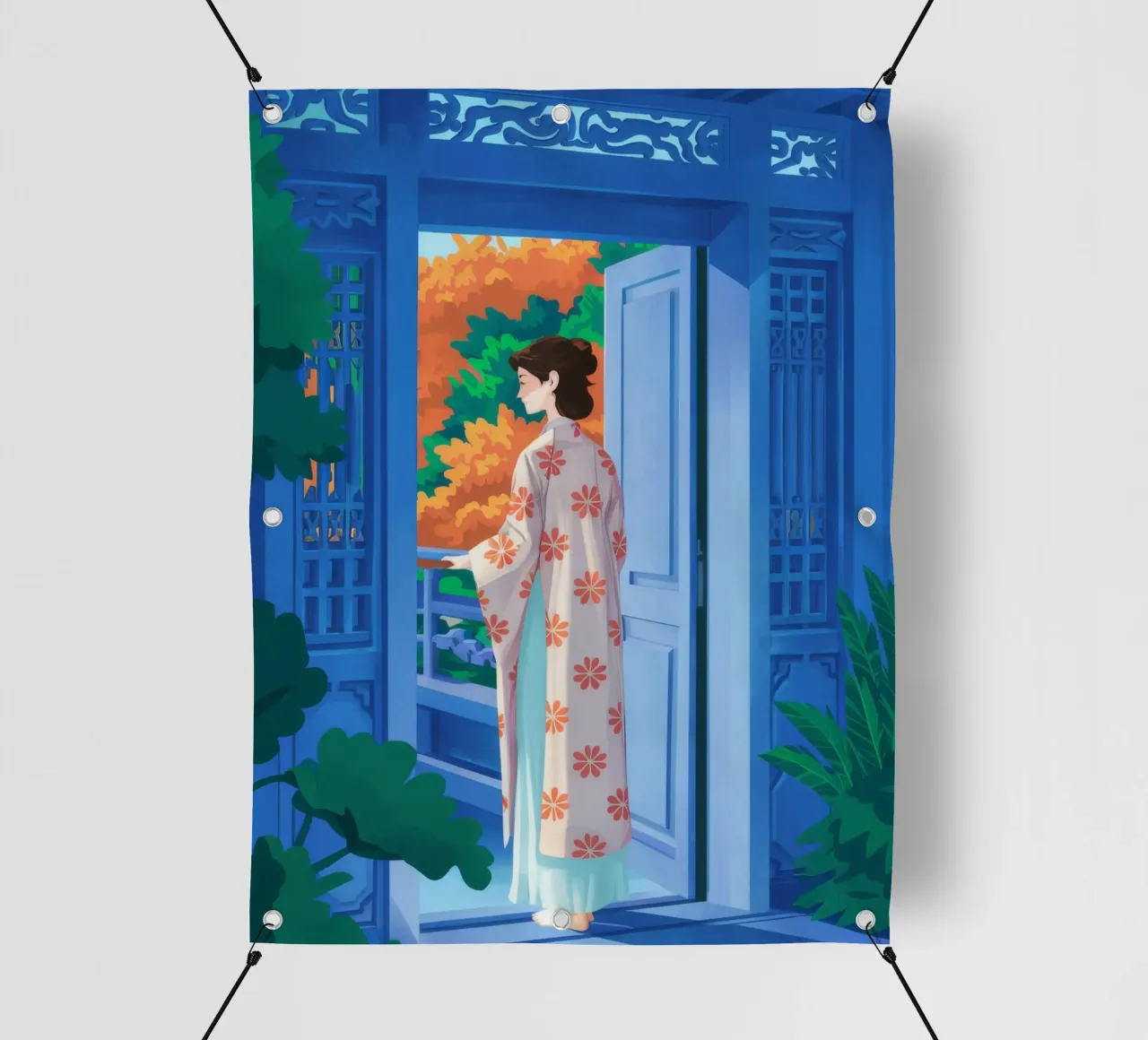 Kimono Balcony Serenity telo in pvc da FadeAura