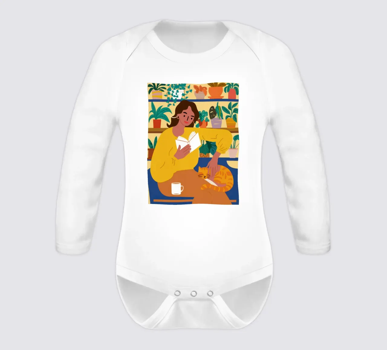 Chandail jaune Lecture body manches longues de Marigold Tiga