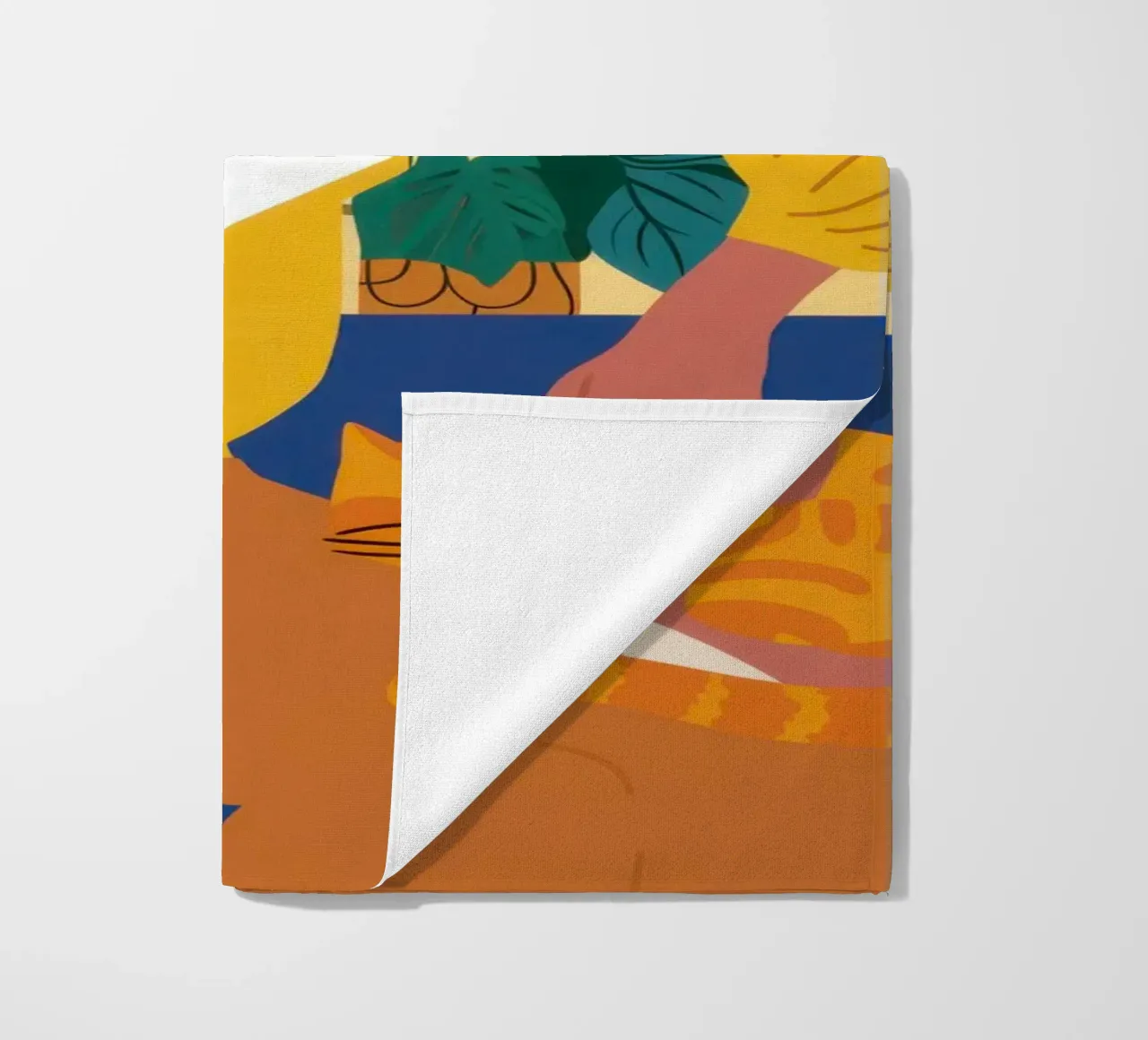 Chandail jaune Lecture serviette de plage de Marigold Tiga