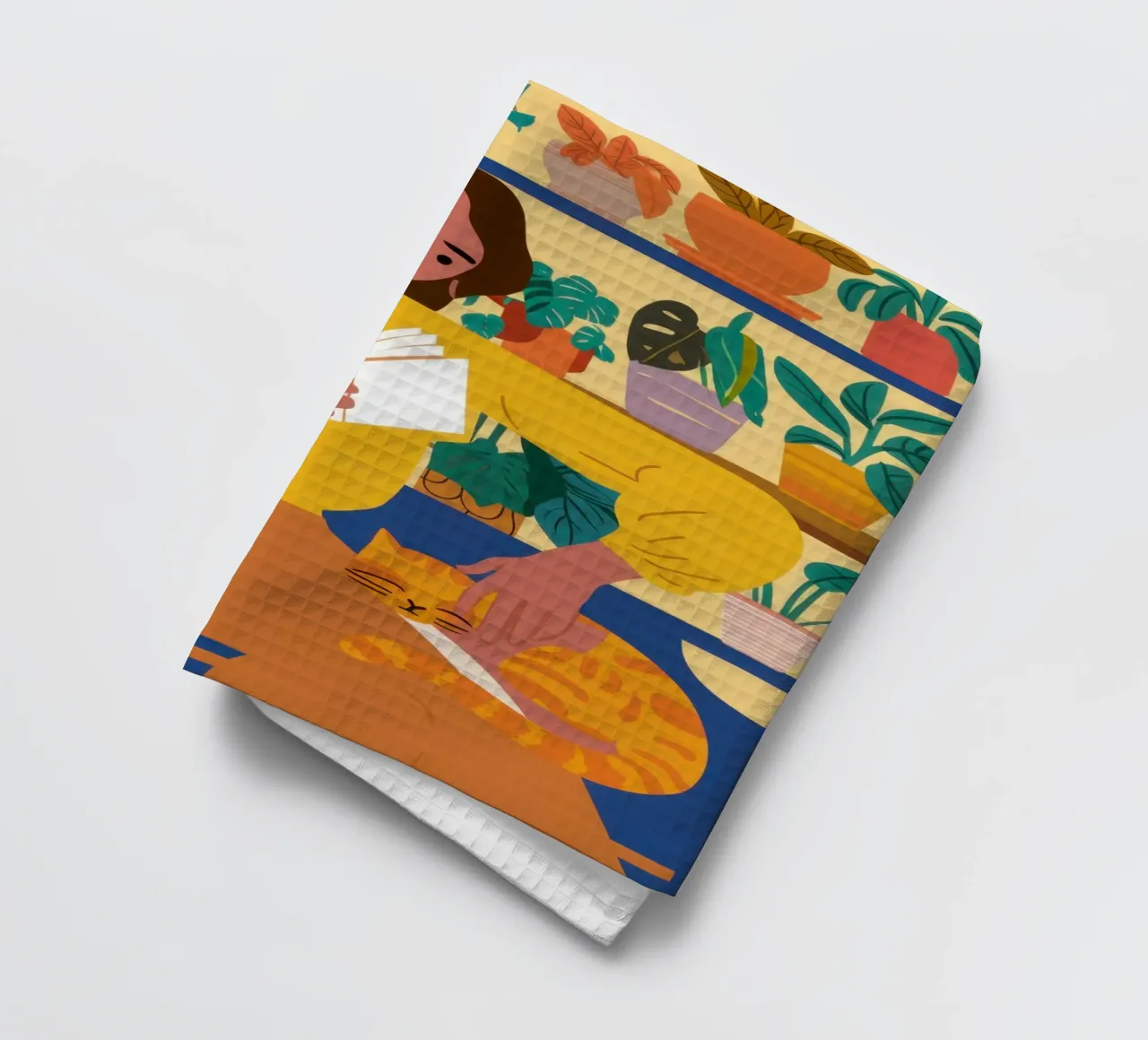 Chandail jaune Lecture torchon de Marigold Tiga