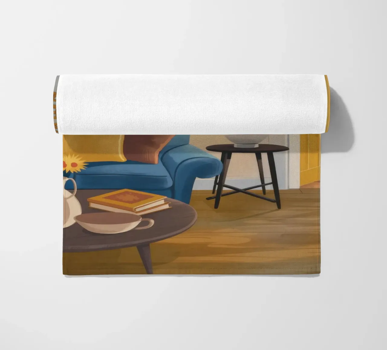 Lampada per divano blu telo mare da Marigold Tiga