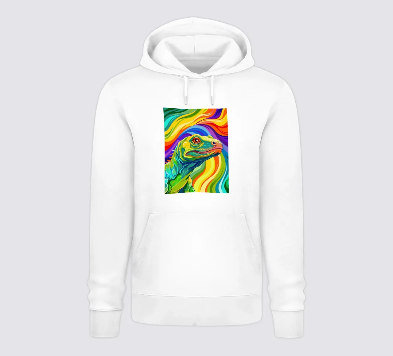 komodo vettore fullcolor felpa con cappuccio da onelife