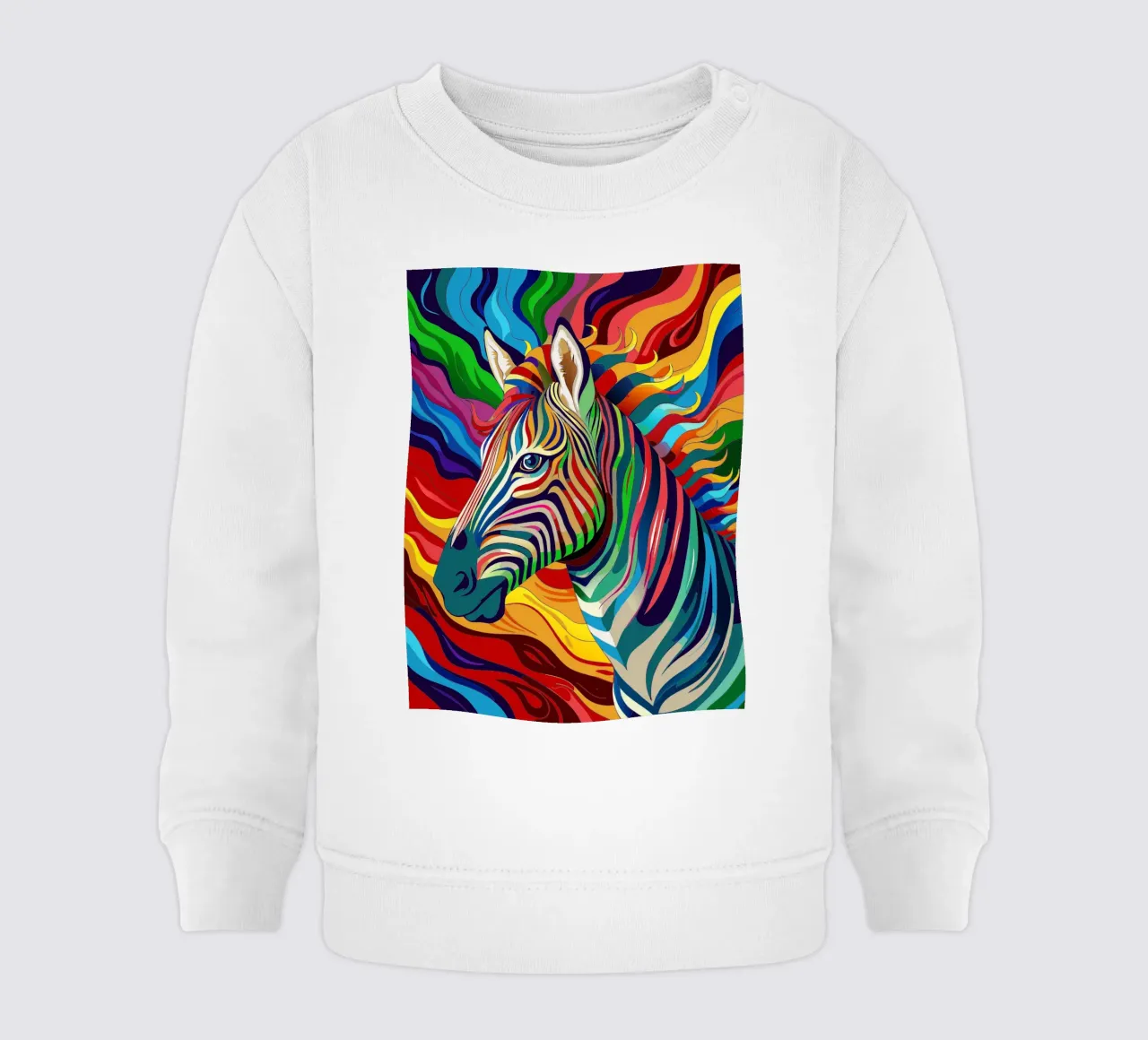 leone vettore fullcolor felpa neonato da onelife