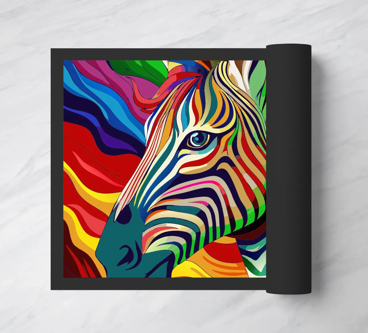 león vector a todo color felpudo de onelife
