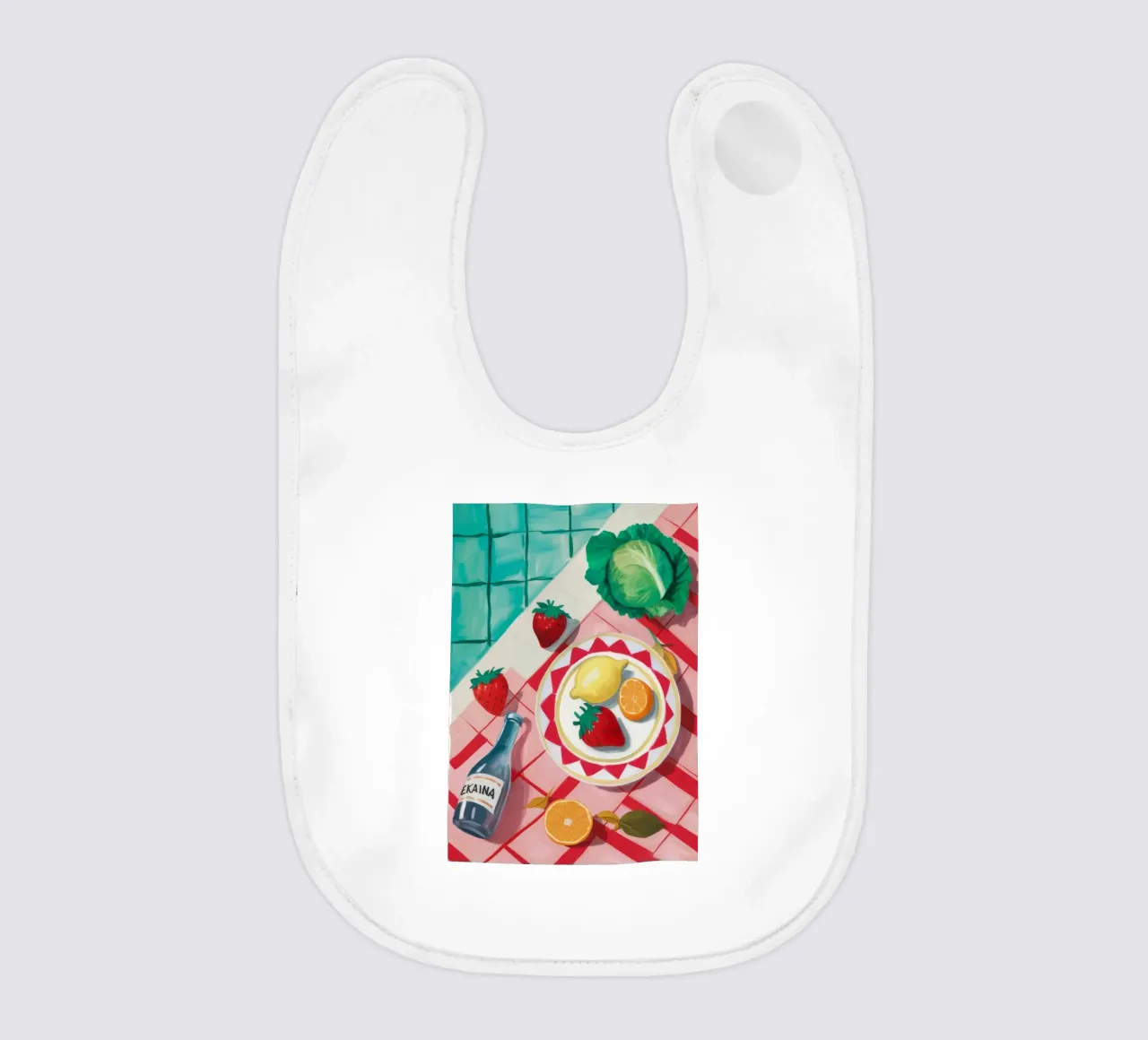 Picnic ai frutti di mare bavaglino da Muse Artworks
