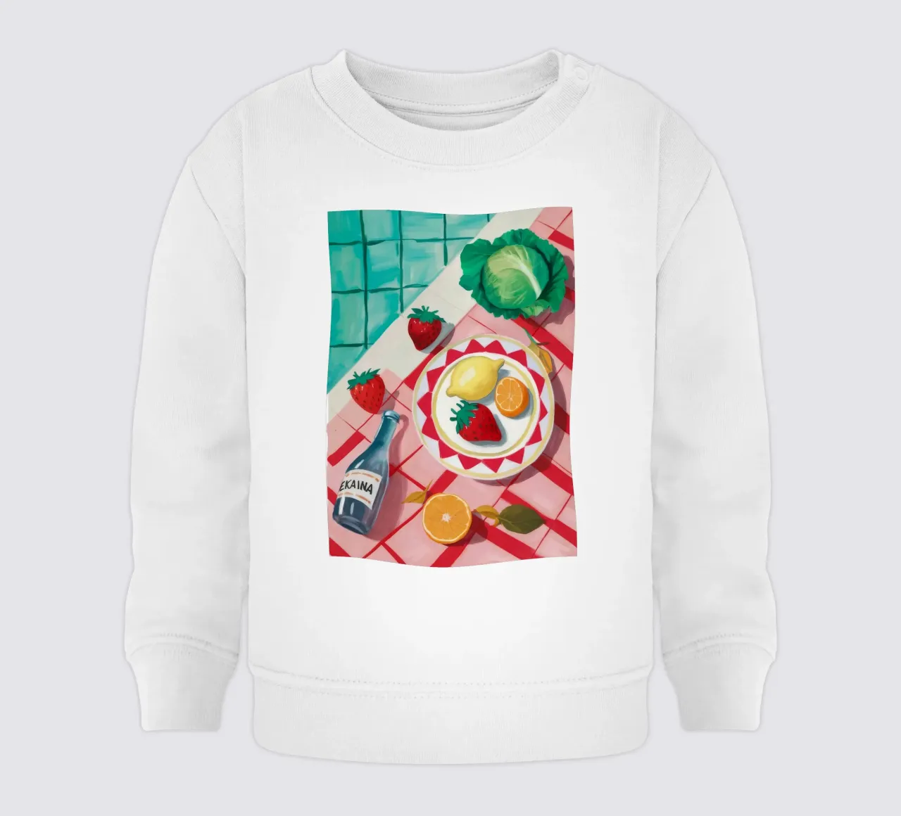 Picnic ai frutti di mare felpa neonato da Muse Artworks