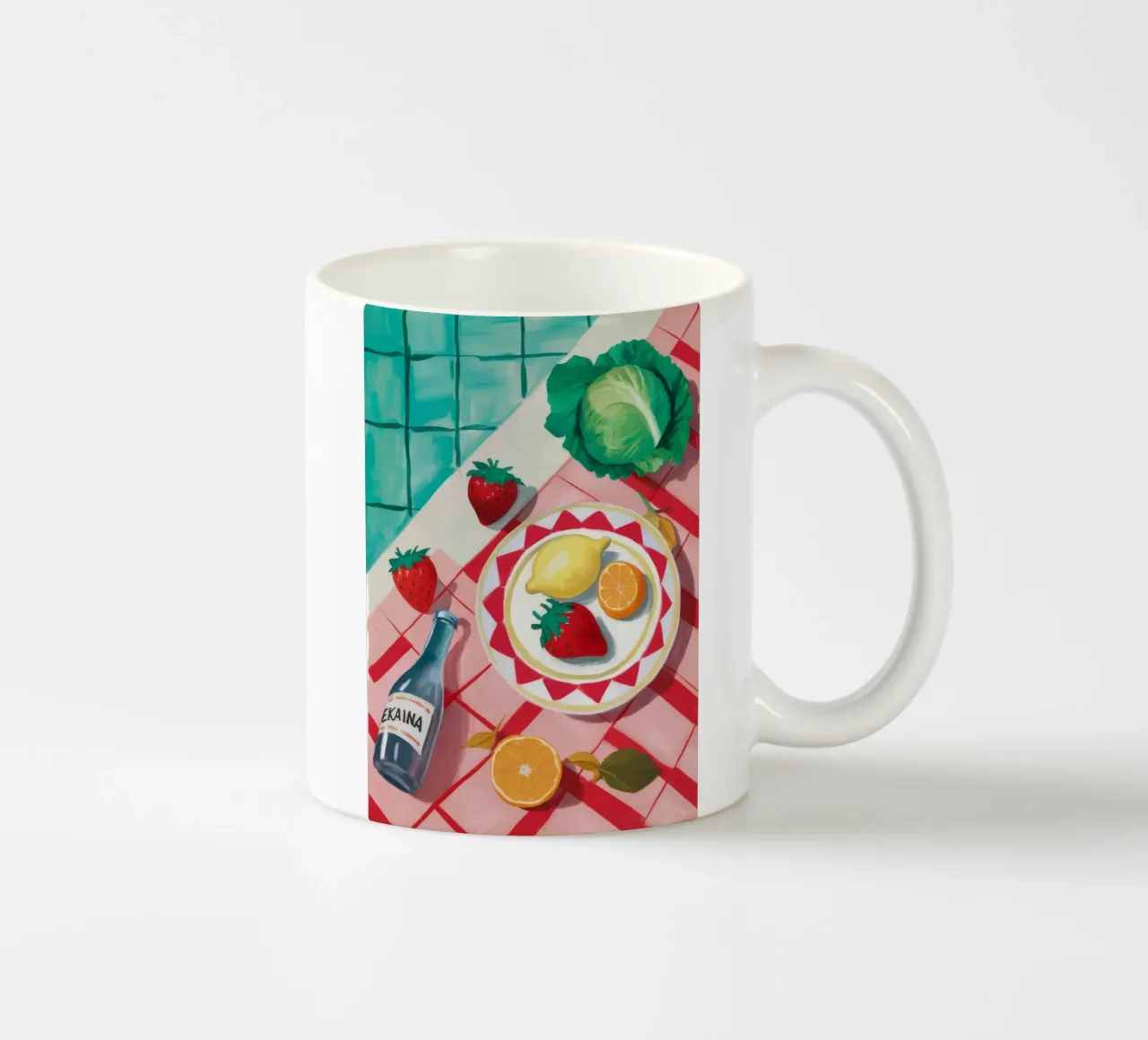 Picnic ai frutti di mare tazza in ceramica da Muse Artworks