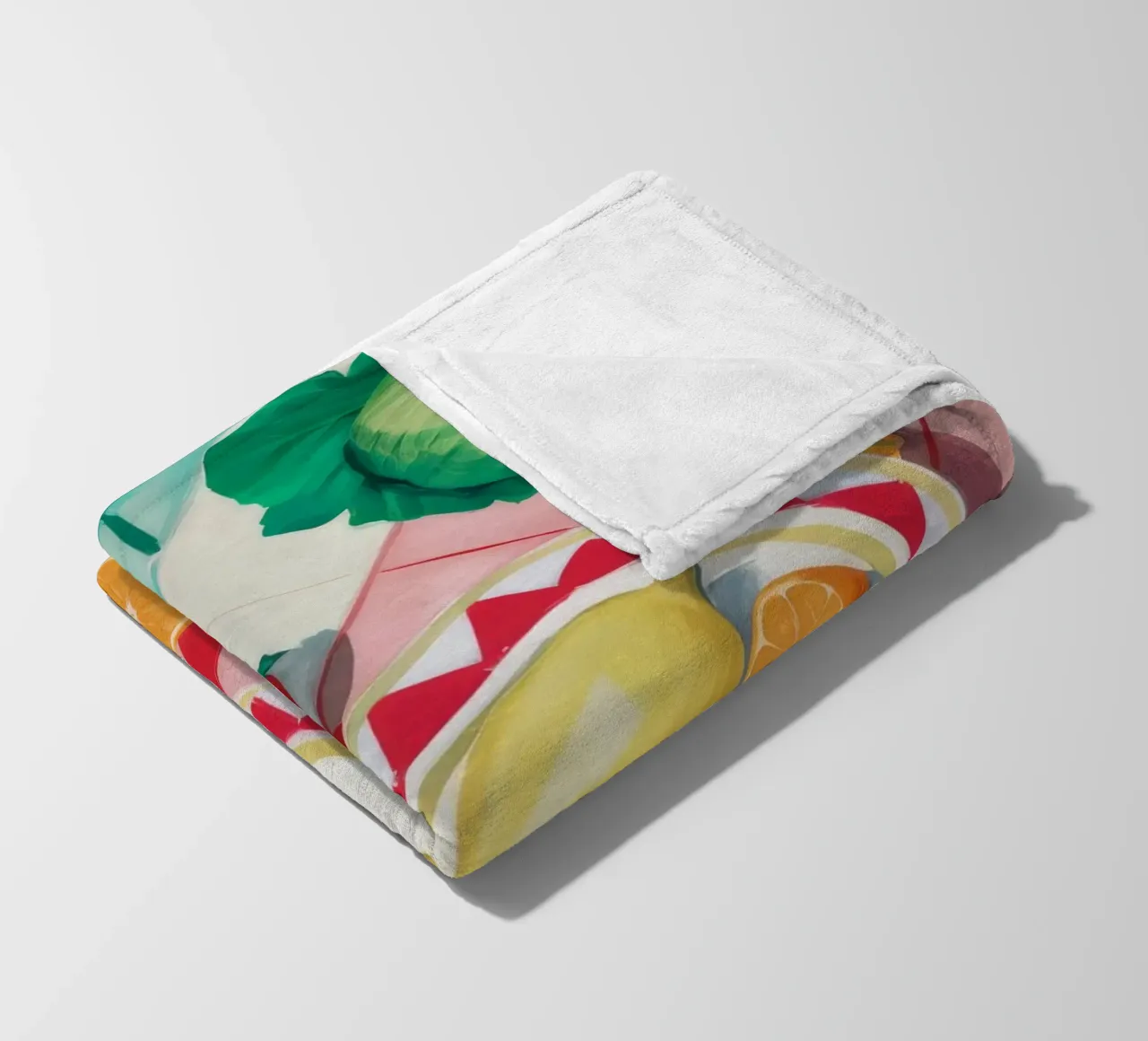 Picnic ai frutti di mare coperta in pile da Muse Artworks