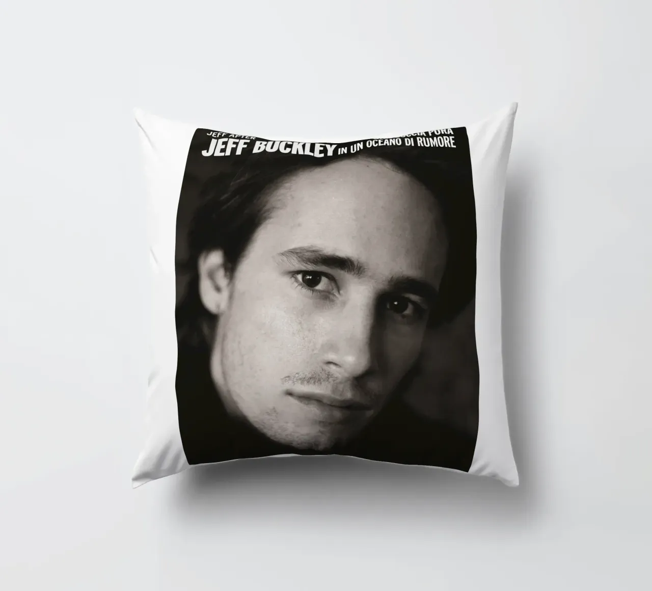 Poster d'epoca di Jeff Buckley Aesthetic cuscino da greskulargenama