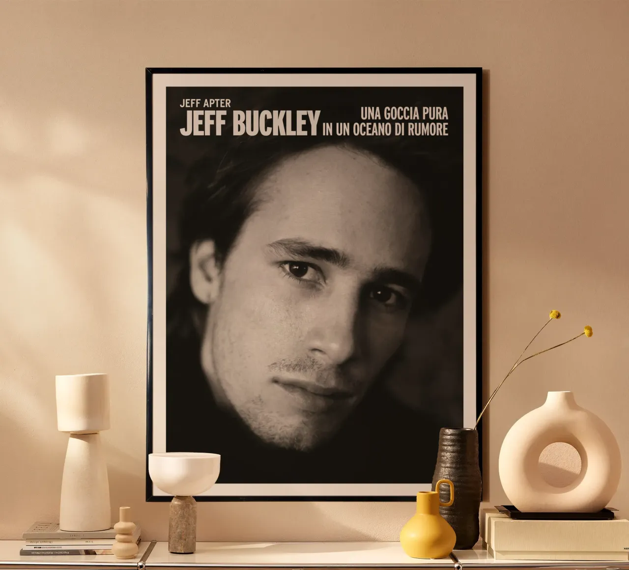Poster d'epoca di Jeff Buckley Aesthetic poster con telaio in plastica da greskulargenama