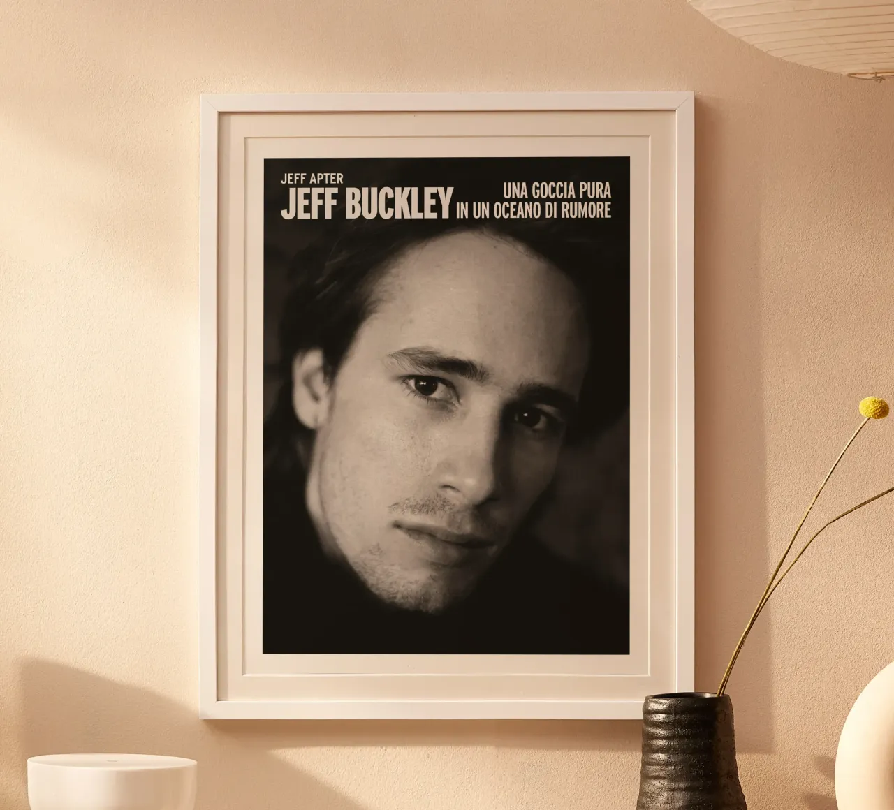 Poster d'epoca di Jeff Buckley Aesthetic poster con telaio in plastica da greskulargenama
