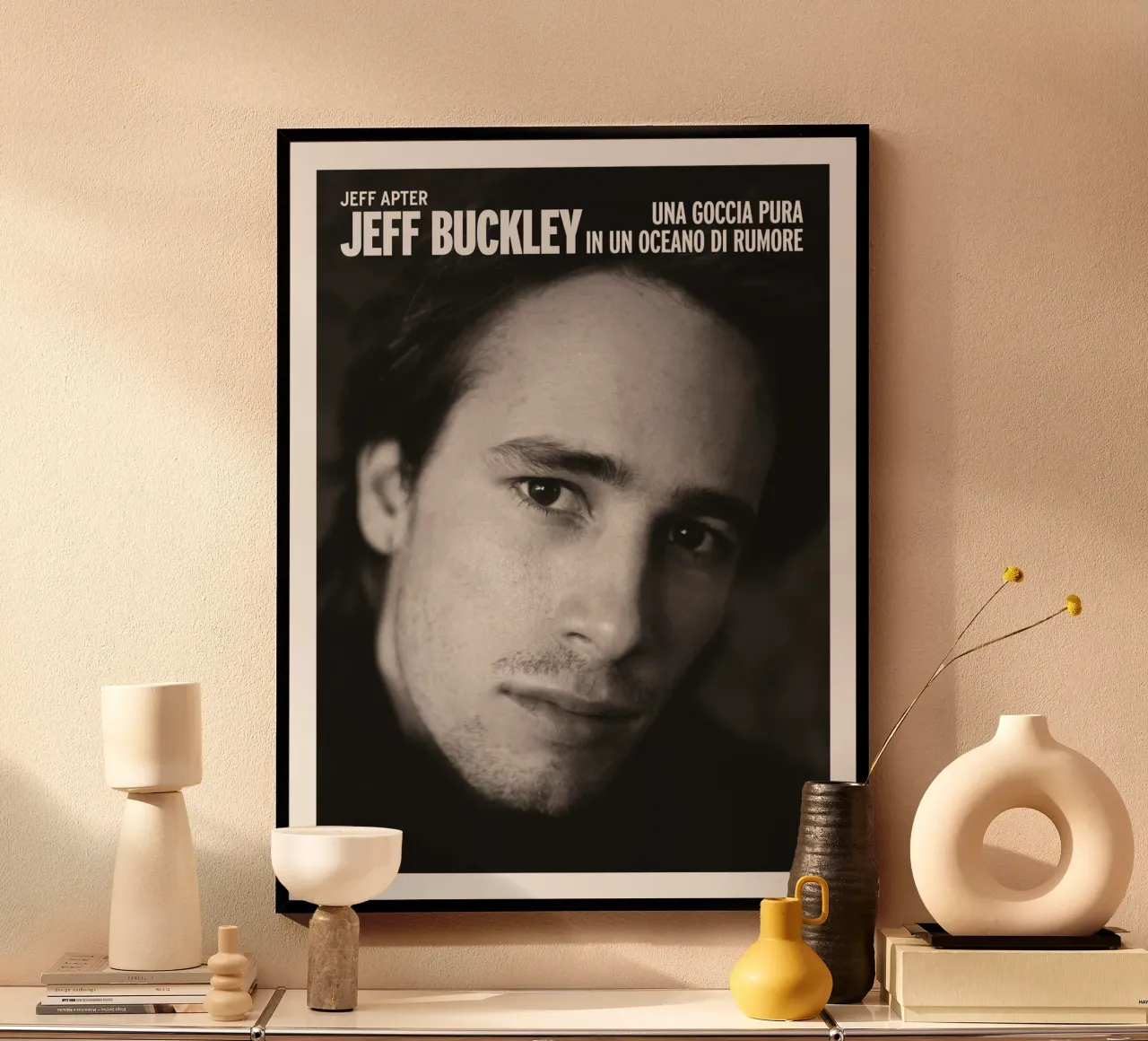 Poster d'epoca di Jeff Buckley Aesthetic poster con telaio in plastica da greskulargenama