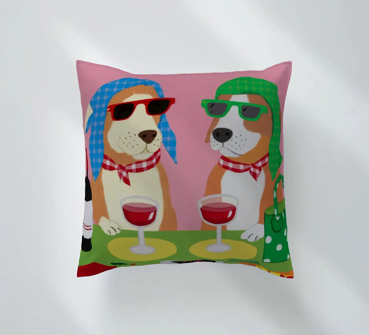 Canine Pizza Party cuscino da FadeAura