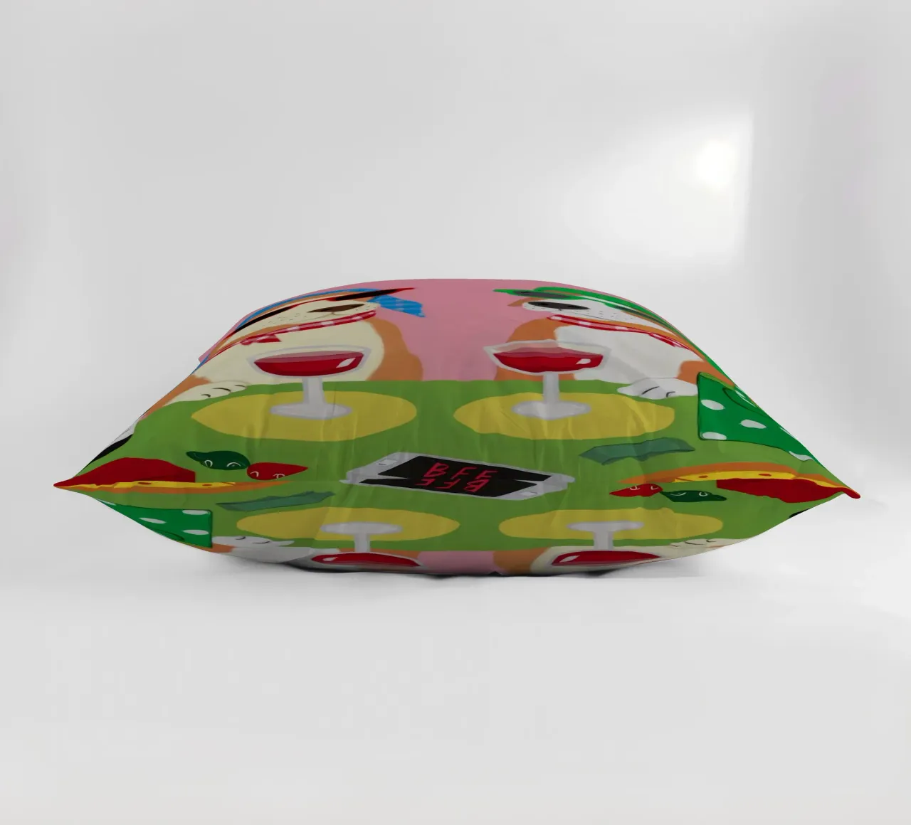 Canine Pizza Party cuscino da FadeAura