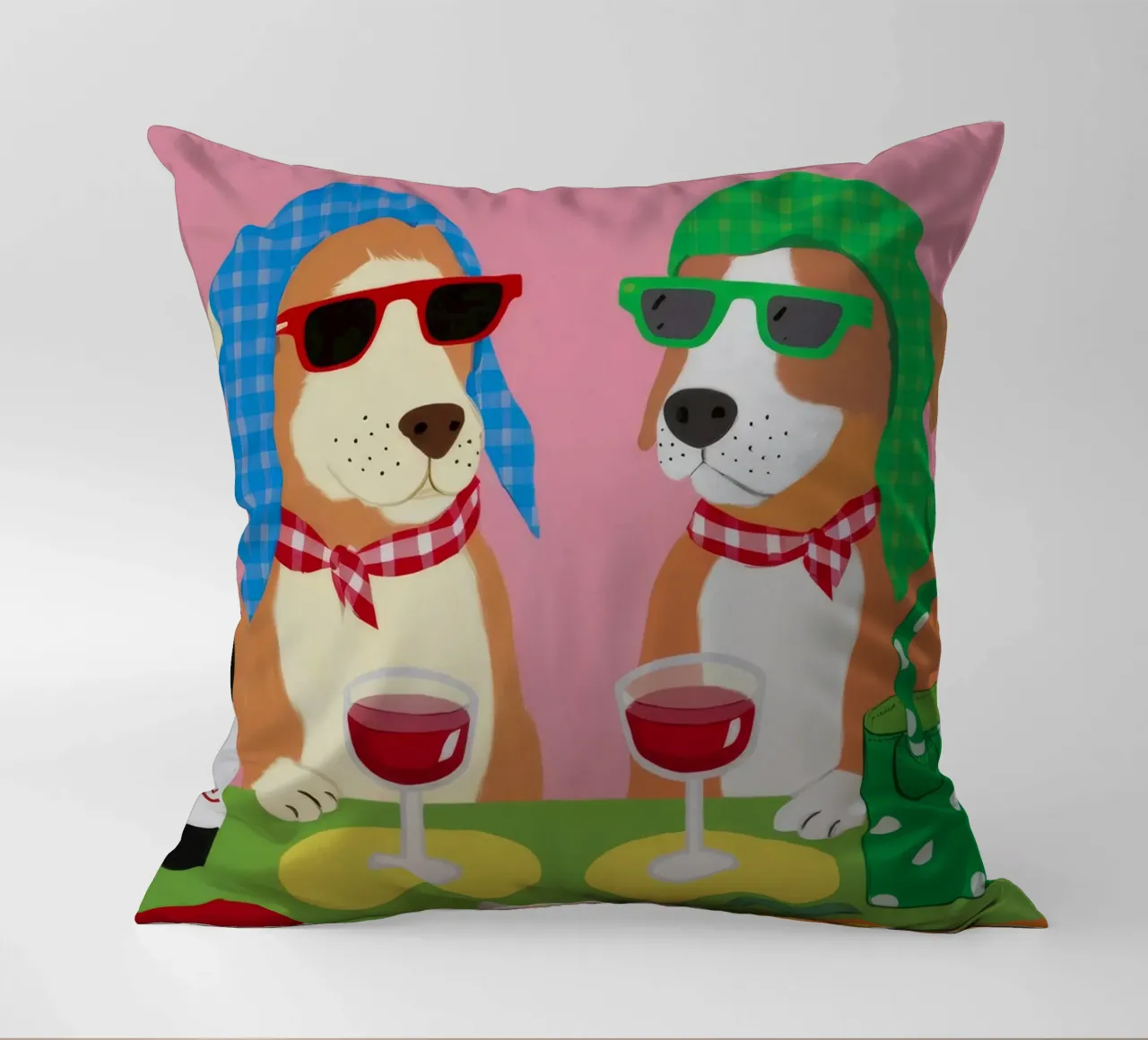 Canine Pizza Party cuscino da FadeAura