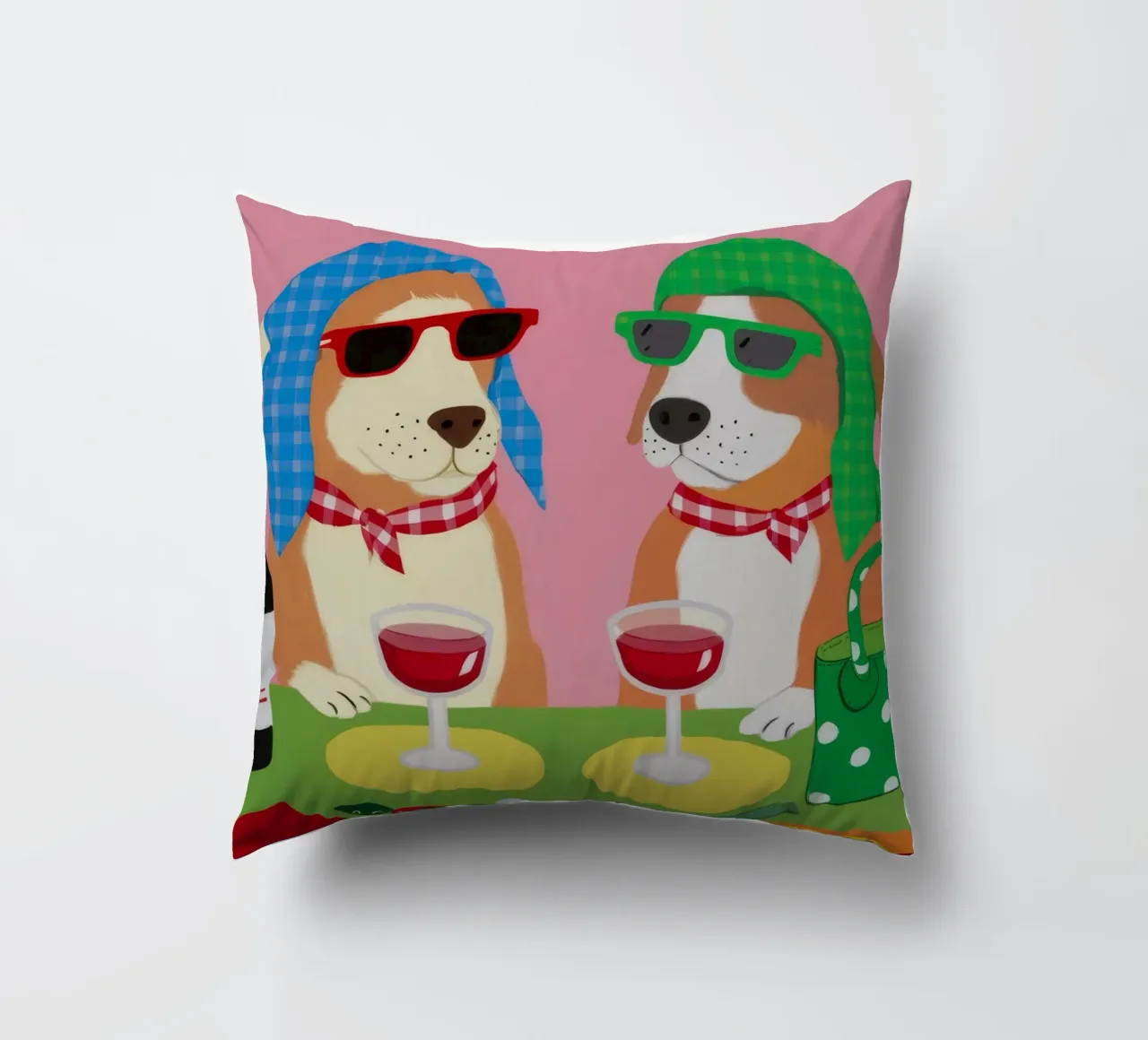 Canine Pizza Party cuscino da FadeAura