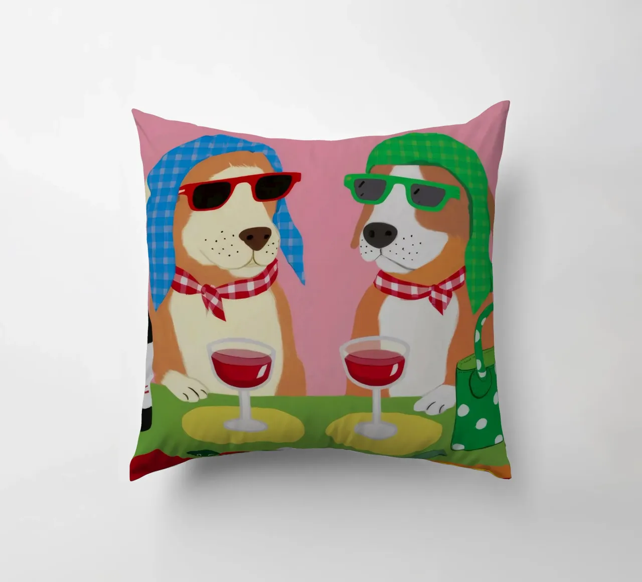Canine Pizza Party cuscino da FadeAura