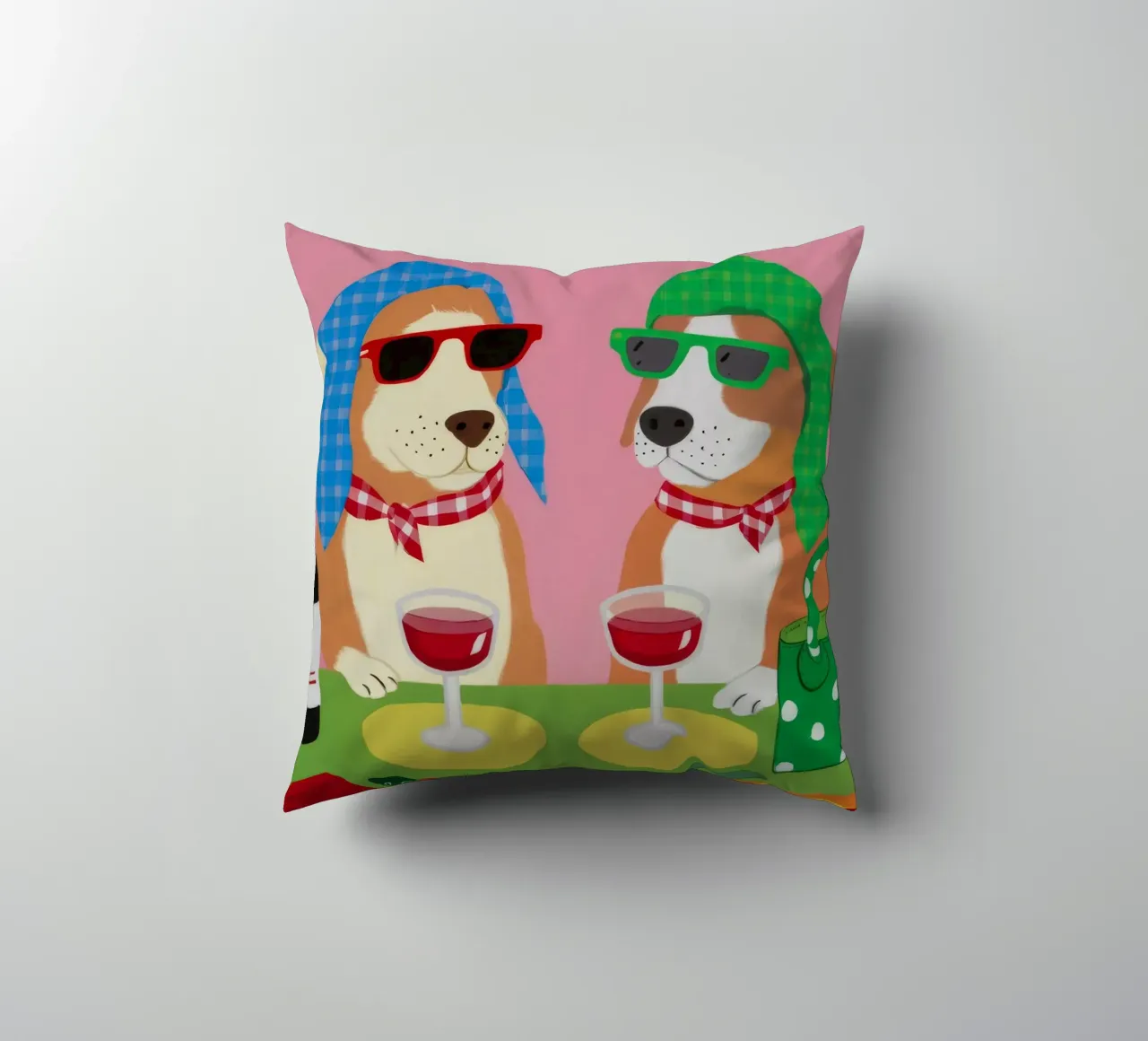 Canine Pizza Party cuscino da FadeAura