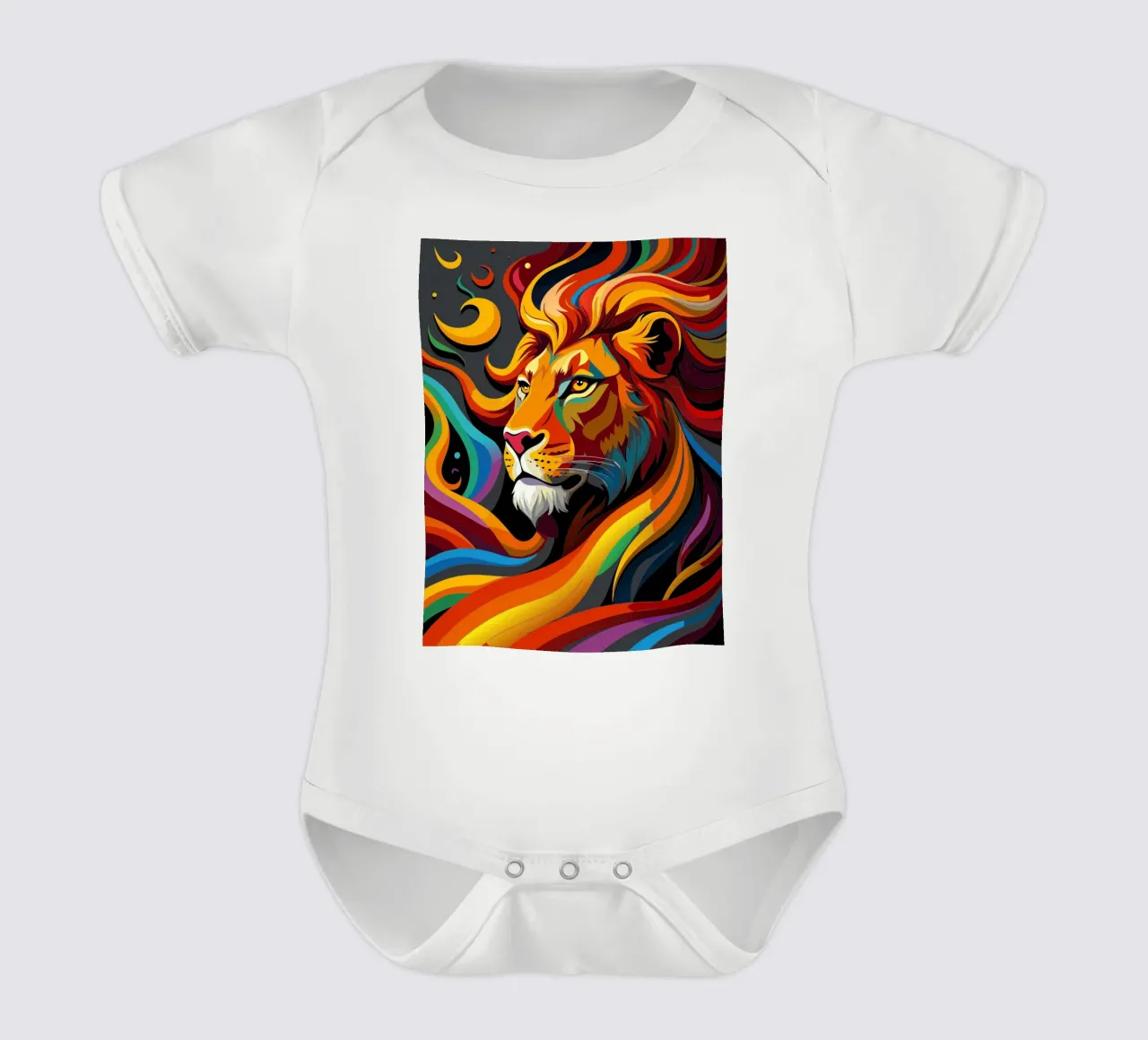 leoni vettore fullcolor body neonato maniche corte da onelife