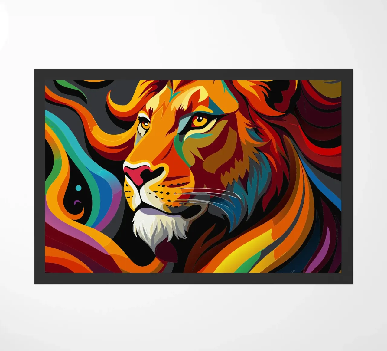 lions vectoriel fullcolor paillasson de onelife