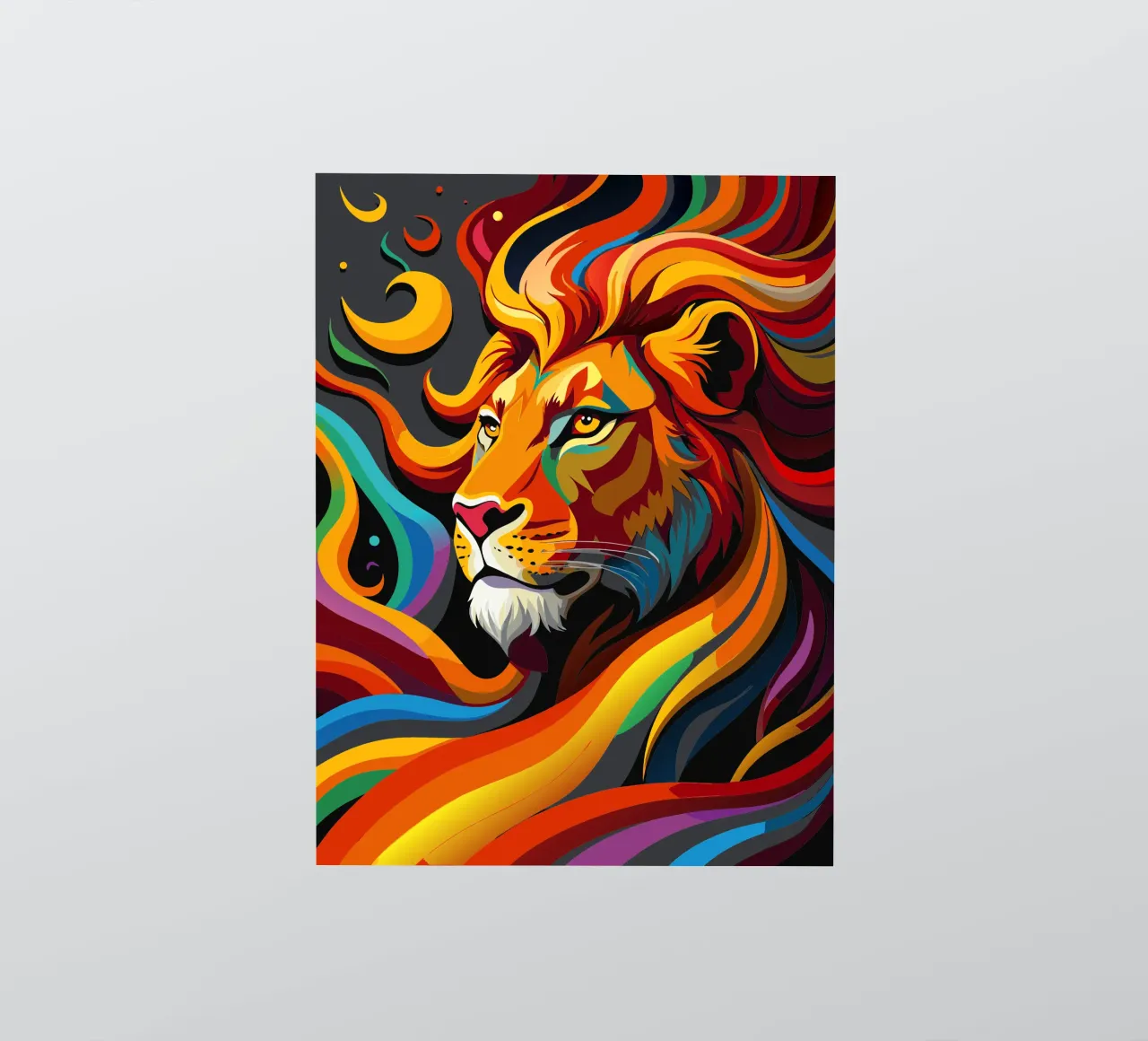 leoni vettore fullcolor adesivo da onelife