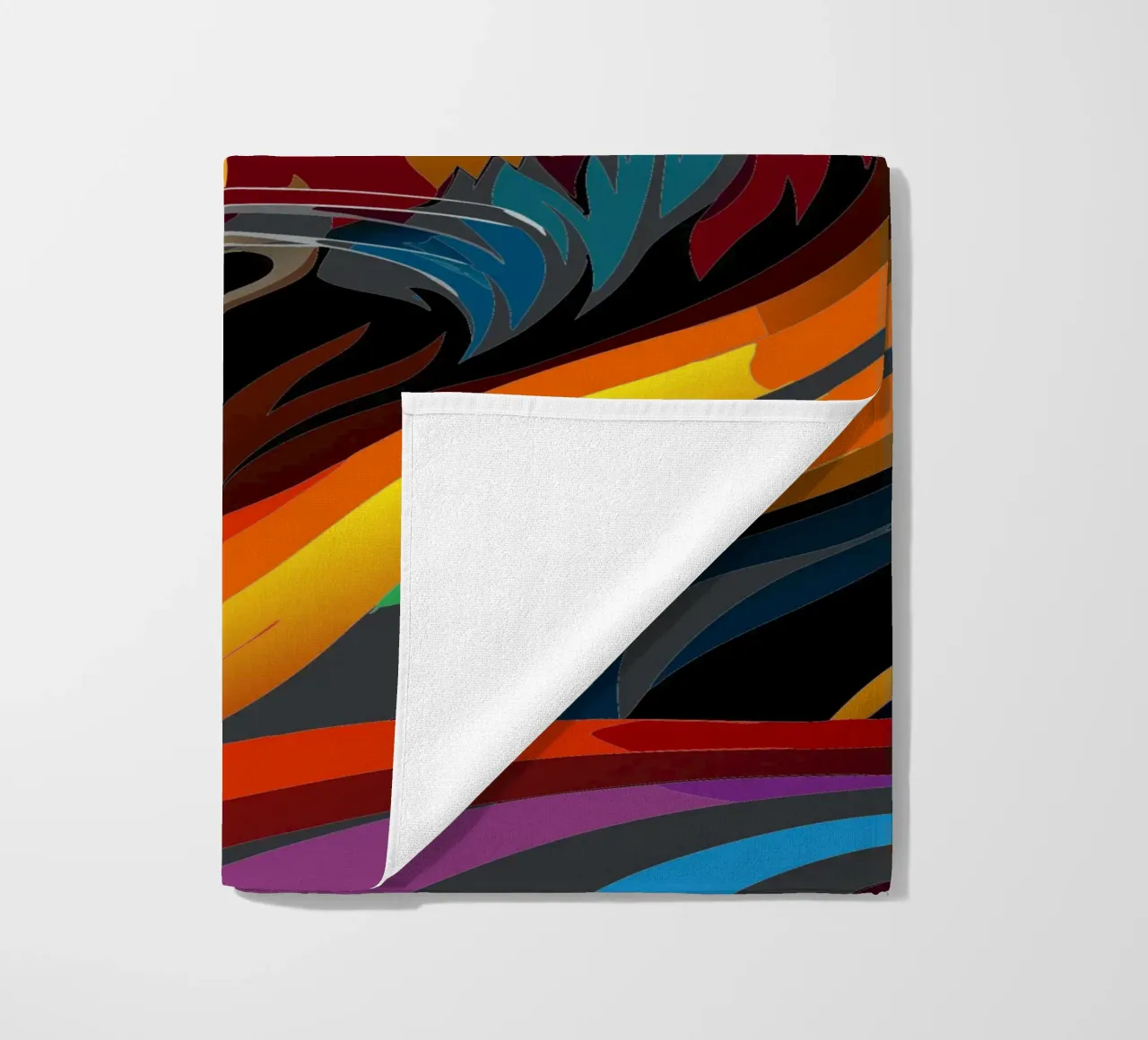 leeuwen vector fullcolor strandhanddoek van onelife