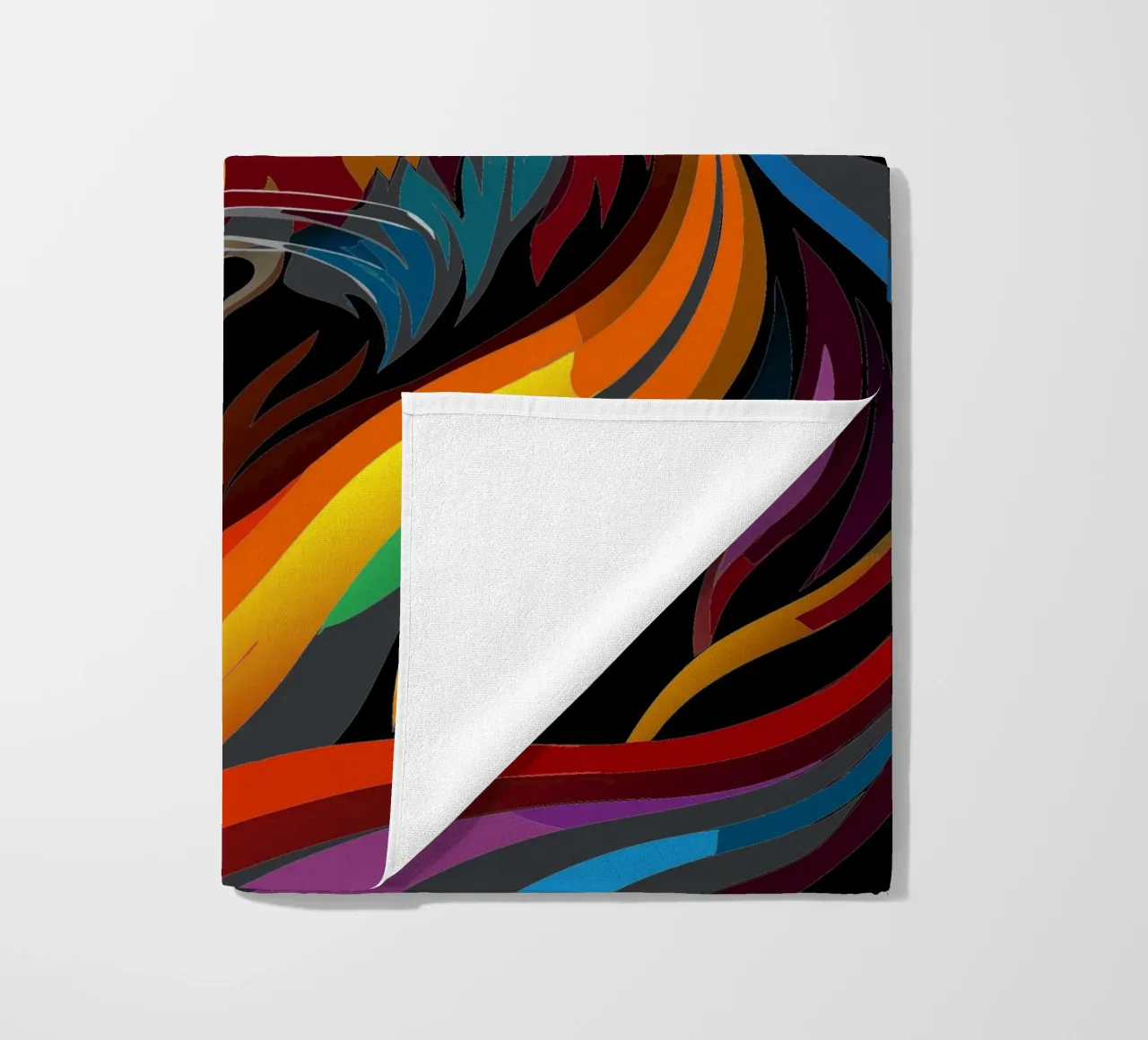 leeuwen vector fullcolor strandhanddoek van onelife