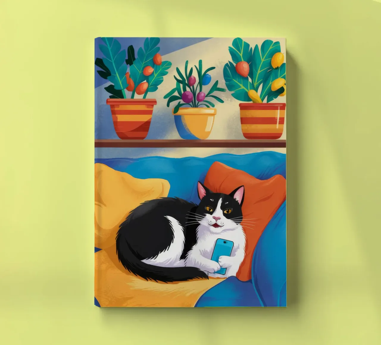 Lettura del gatto Tuxedo diario da FadeAura