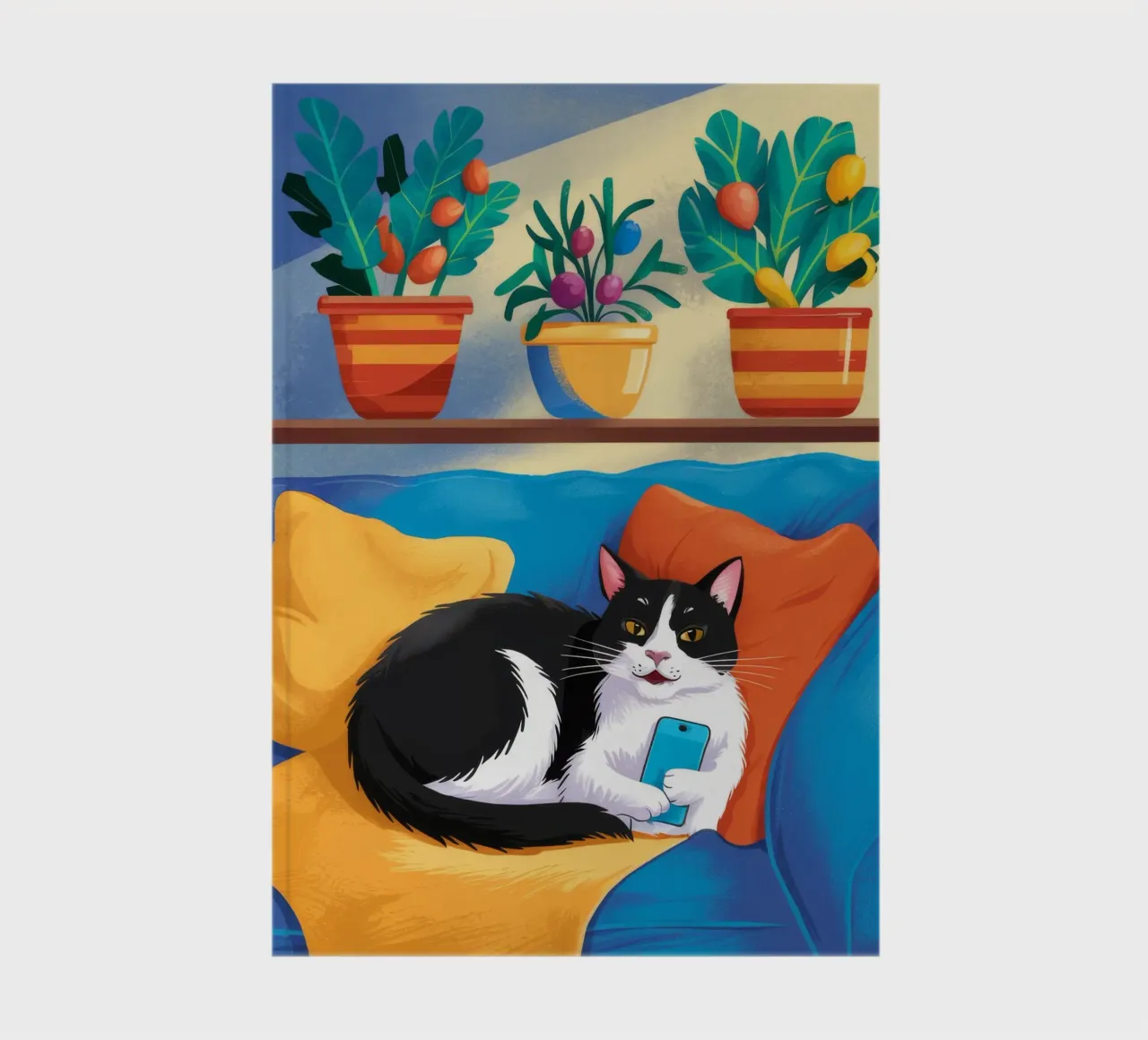 Lettura del gatto Tuxedo diario da FadeAura