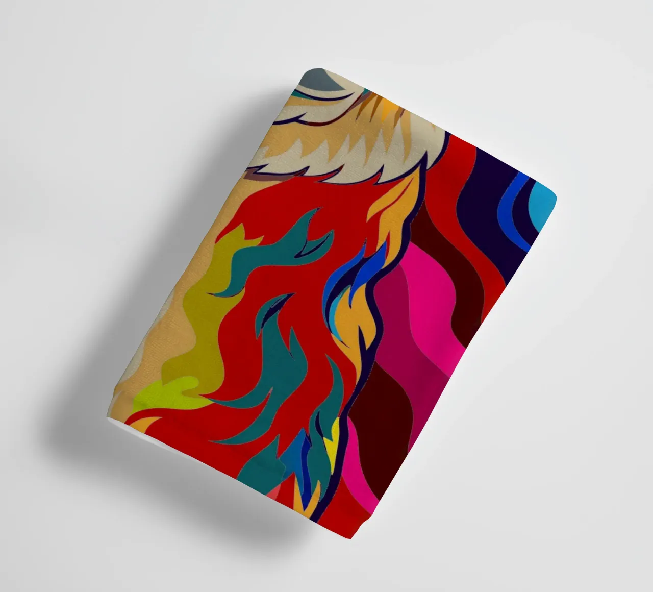 flame vector fullcolor towel by onelife