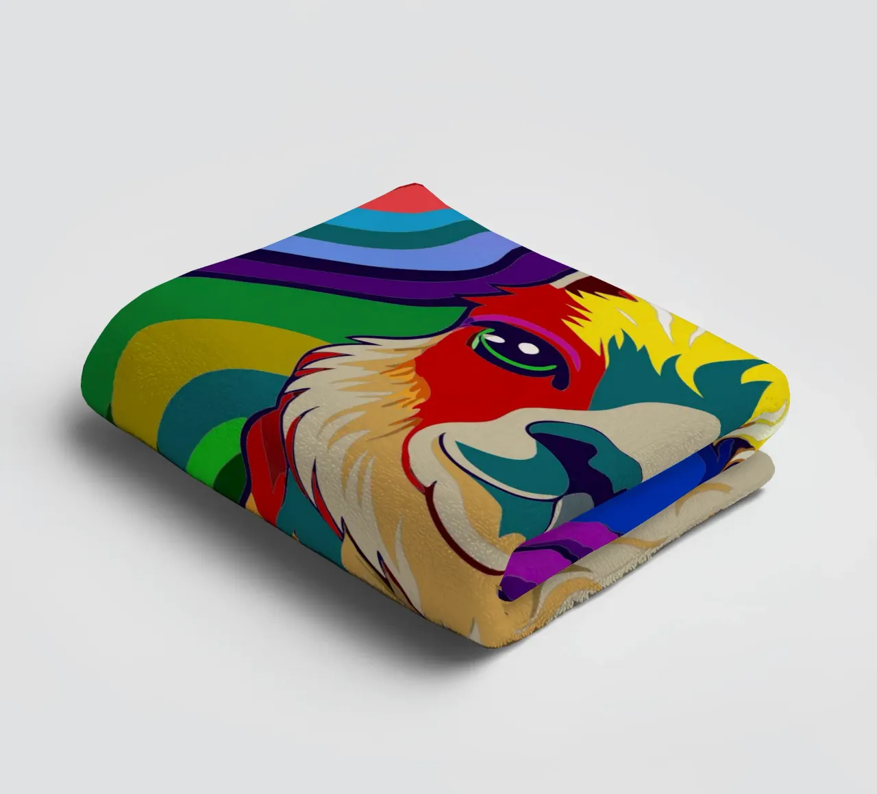 flame vector fullcolor towel by onelife