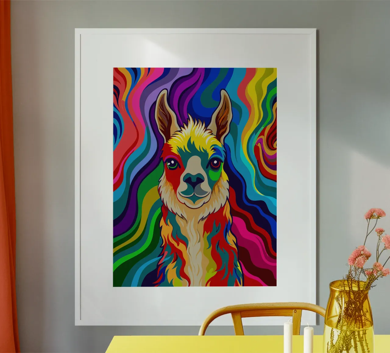 flame vector fullcolor poster by onelife