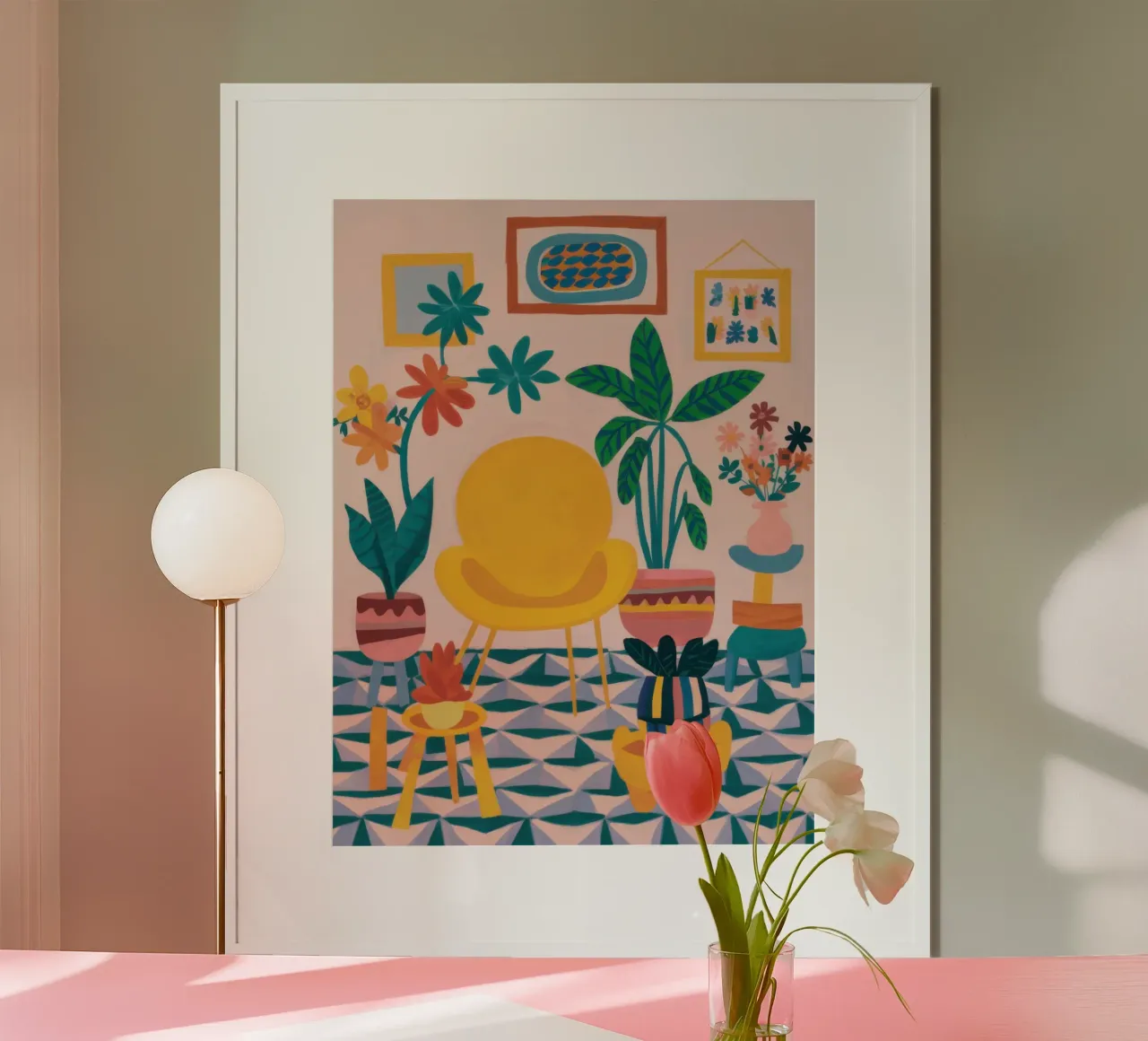 Eclectic Plant Paradise poster by Marigold Tiga