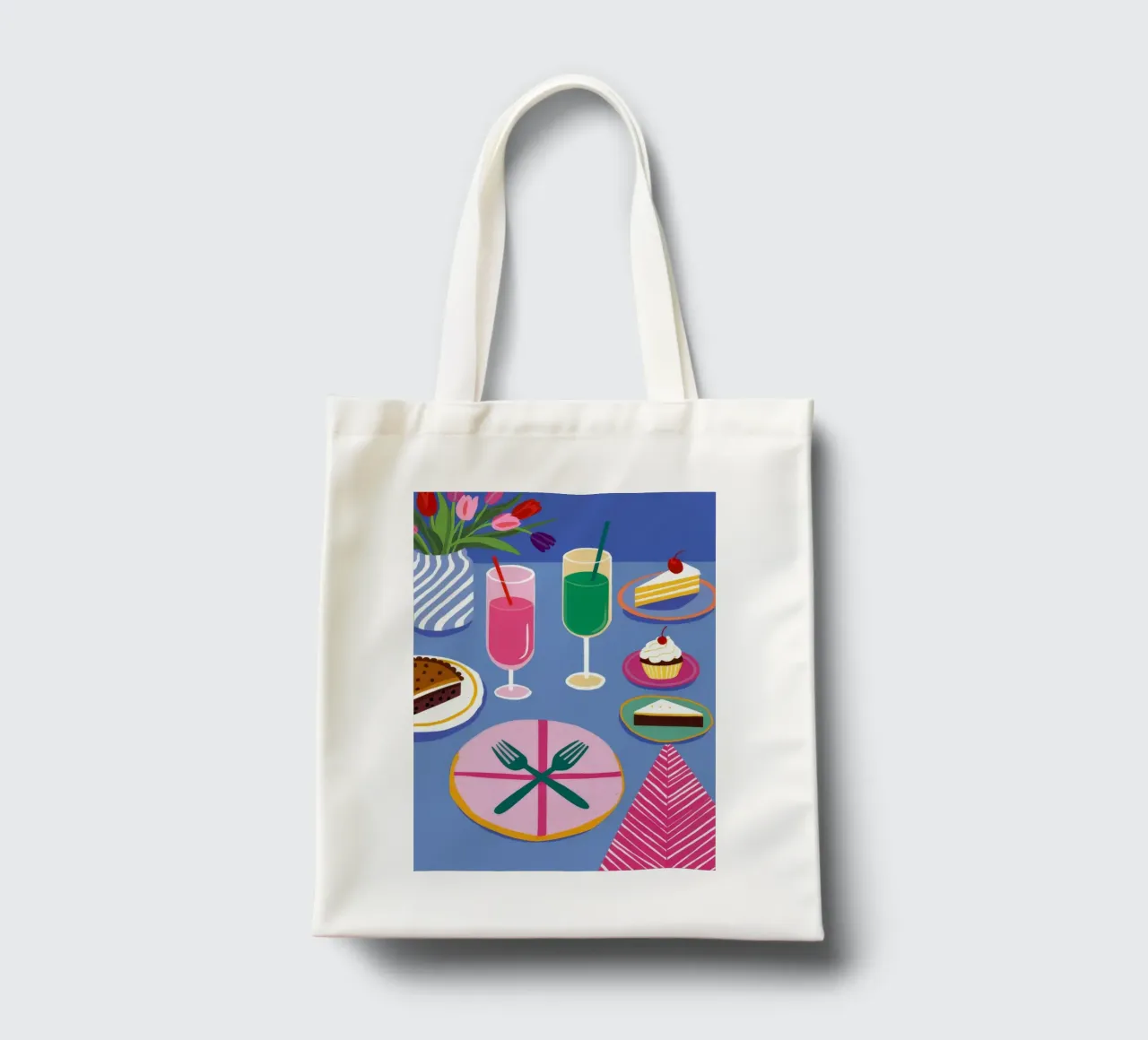 Cocktail Party estivo borsa in juta da Muse Artworks