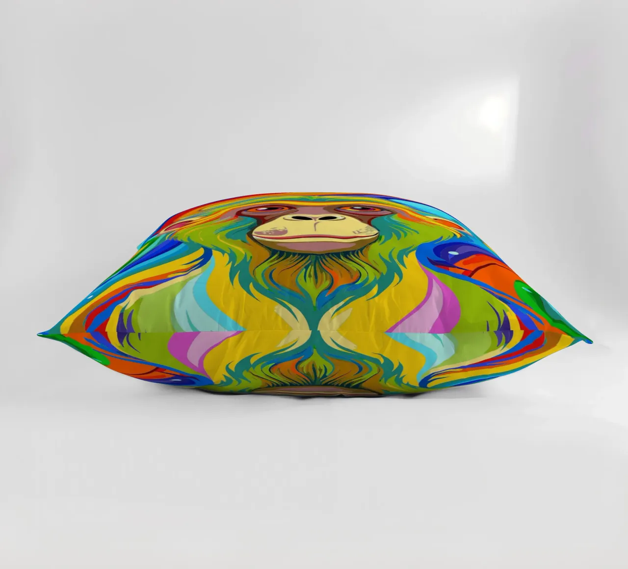 scimmia vettore fullcolor cuscino da onelife