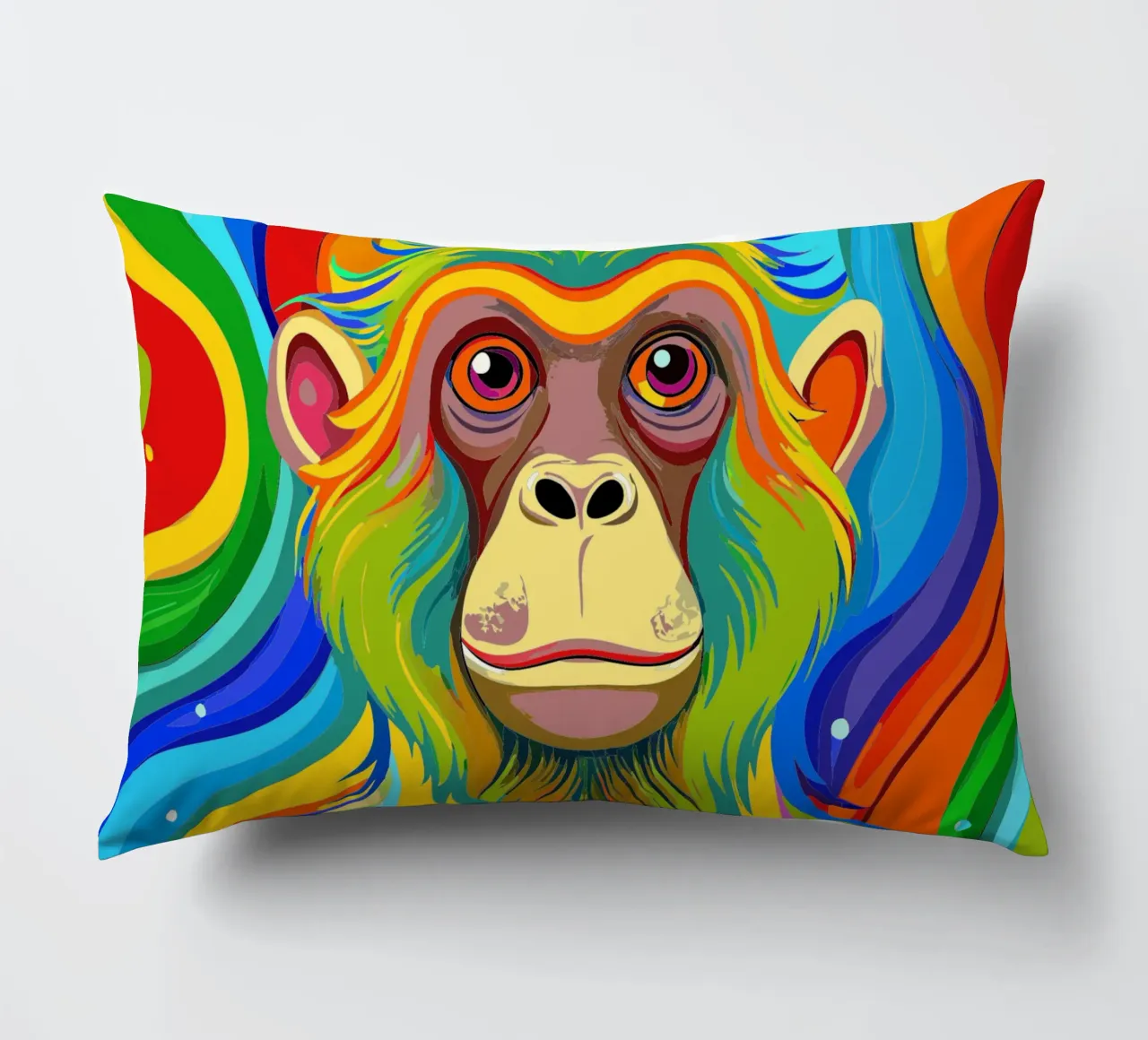 scimmia vettore fullcolor cuscino da onelife