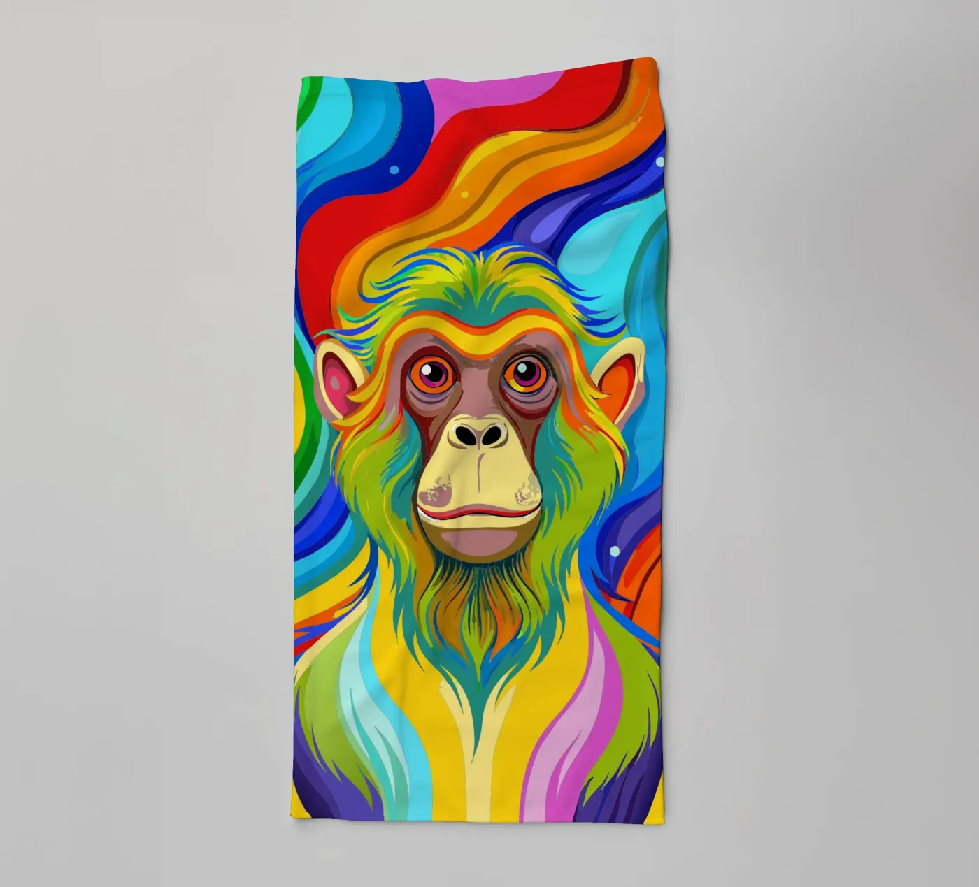 monkey vector fullcolor towel by onelife