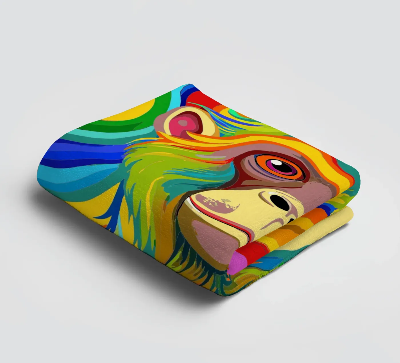 monkey vector fullcolor towel by onelife