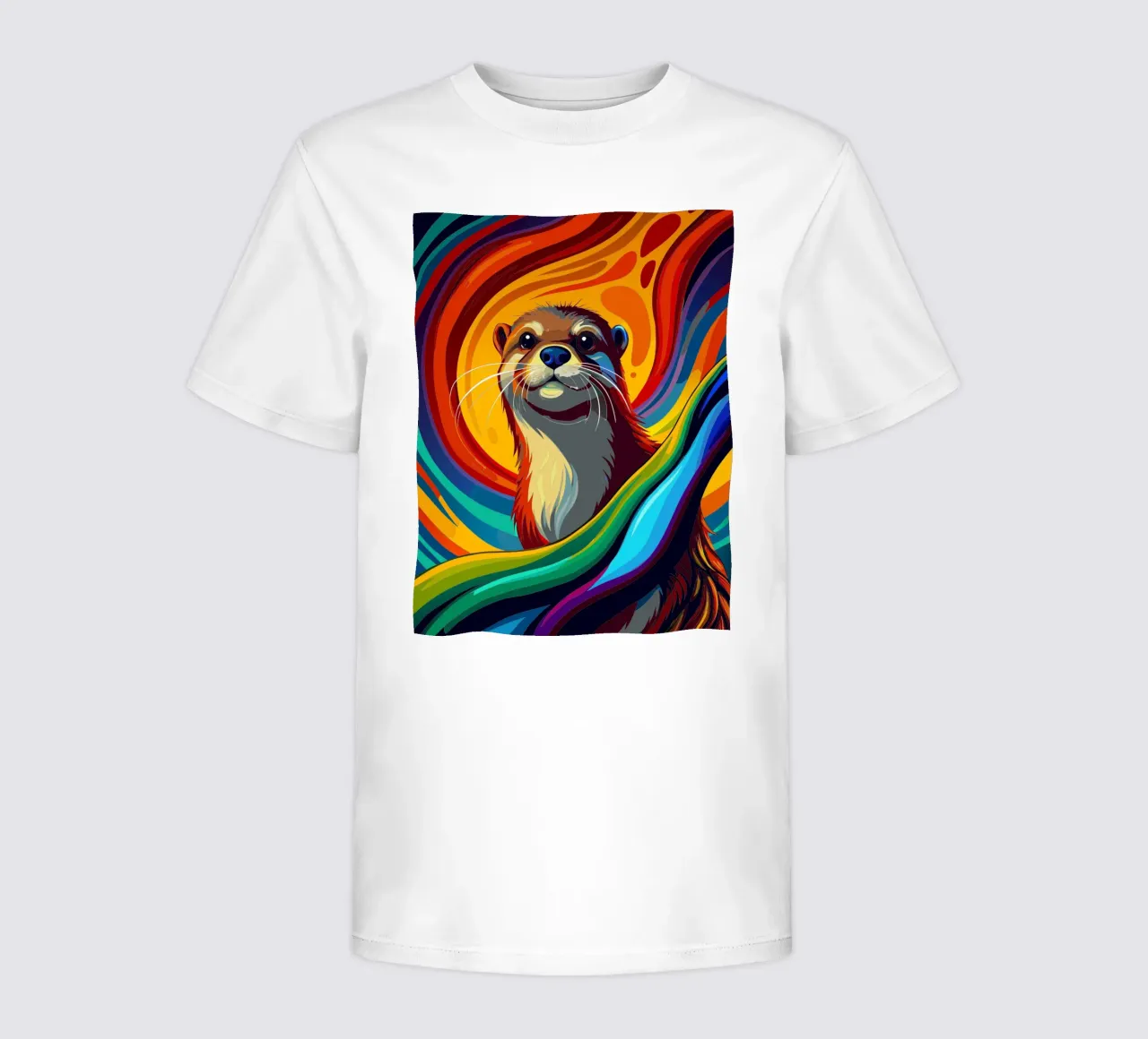 loutre vectoriel fullcolor t-shirt enfant de onelife