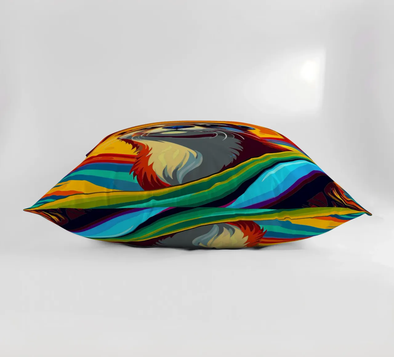 lontra vettore fullcolor cuscino da onelife