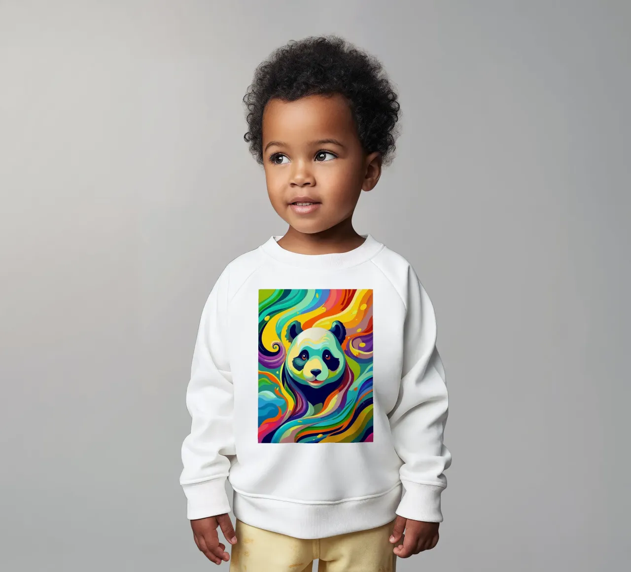 panda vector fullcolor sudadera de bebé de onelife
