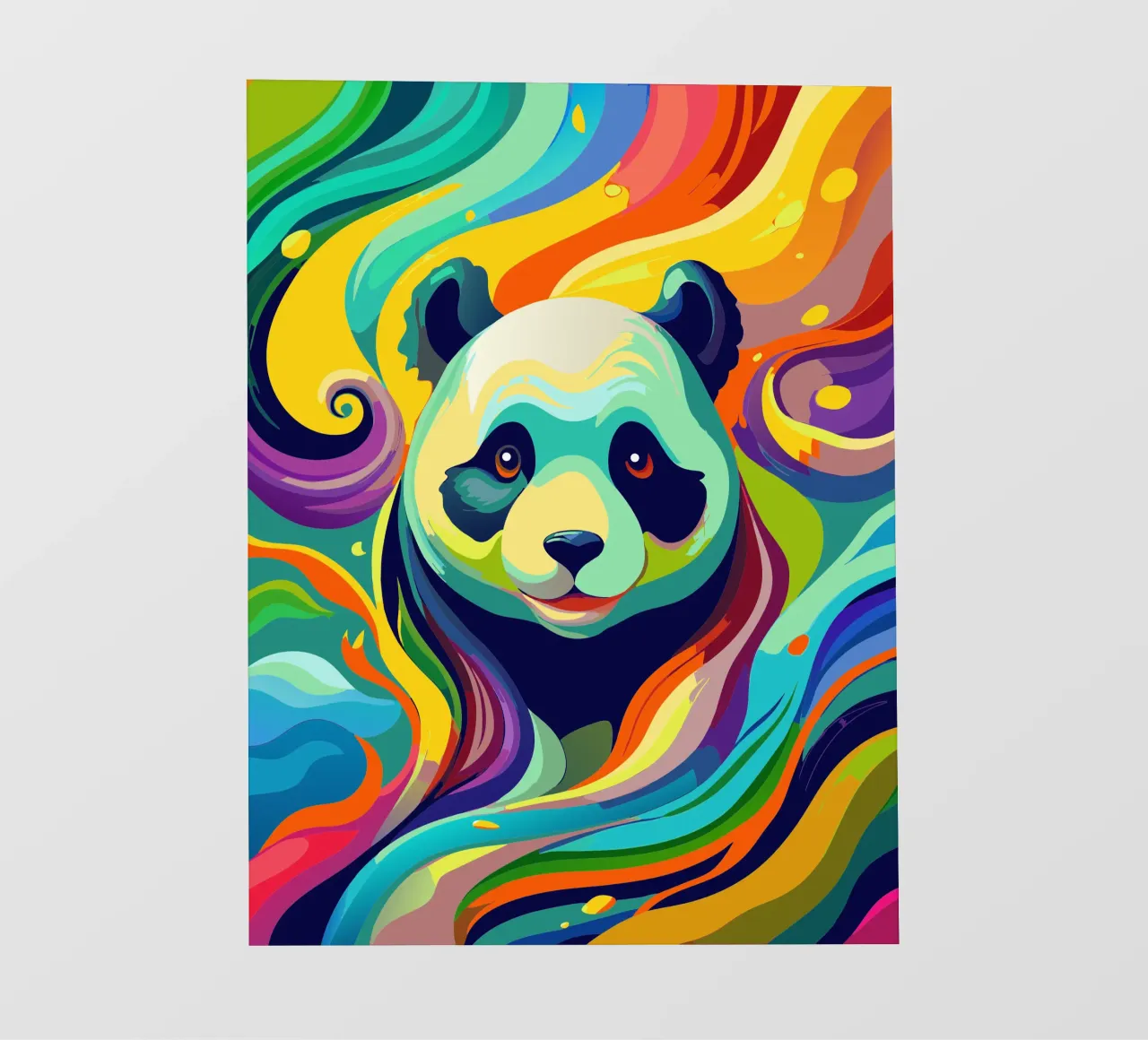 panda vettore fullcolor pellicola backlit da onelife