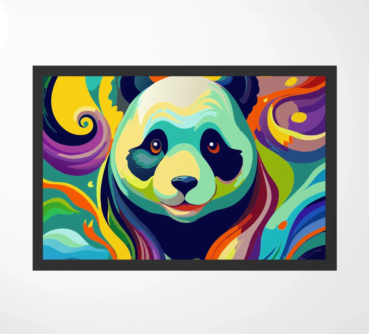 panda vettore fullcolor zerbino da onelife