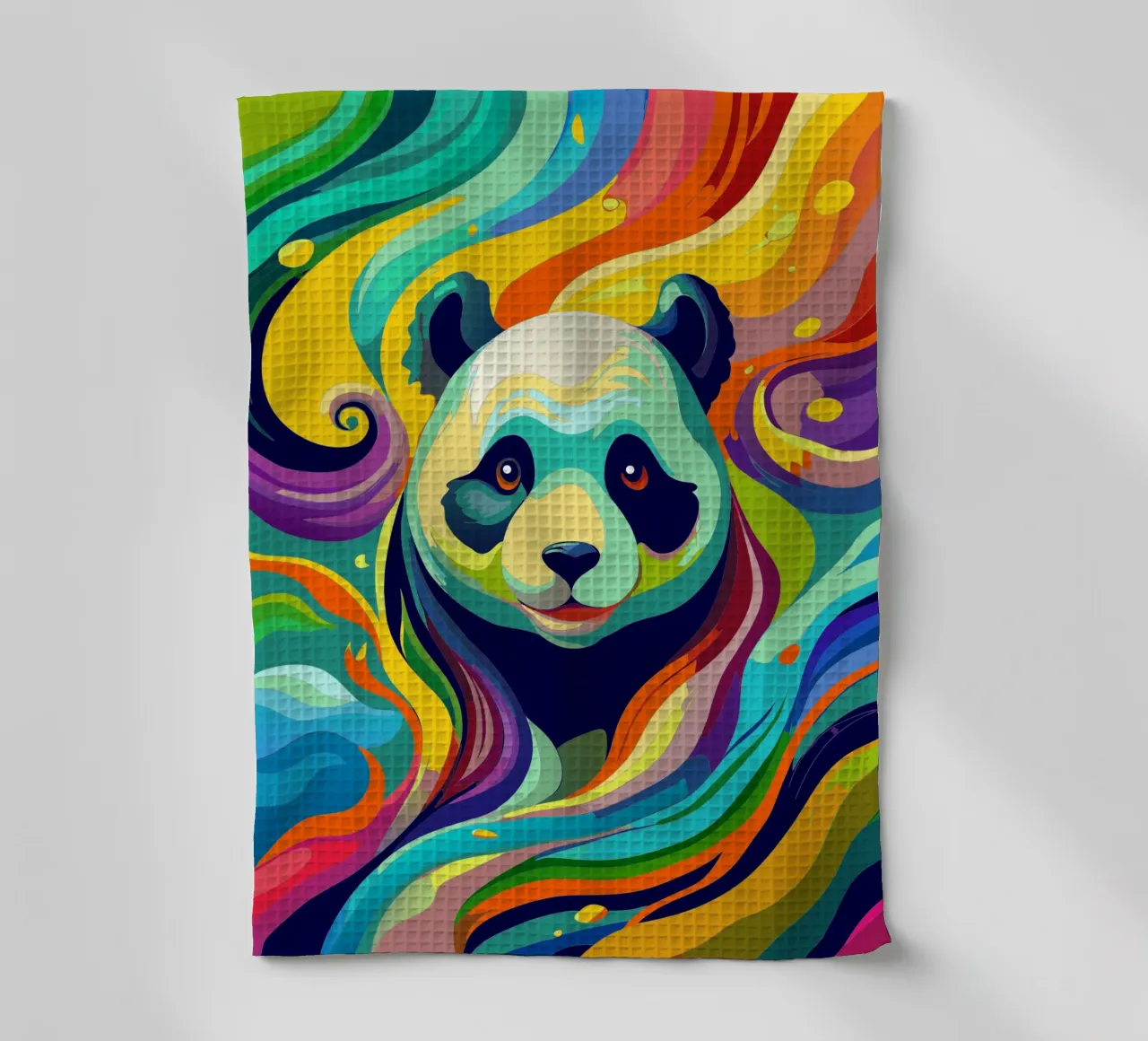 panda vectoriel fullcolor torchon de onelife