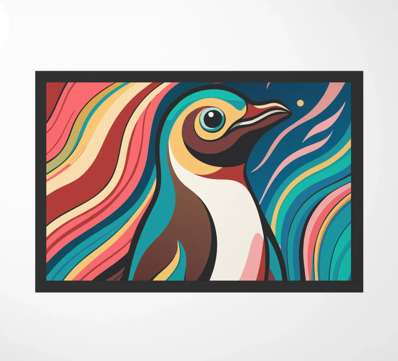 pinguino vettore fullcolor zerbino da onelife