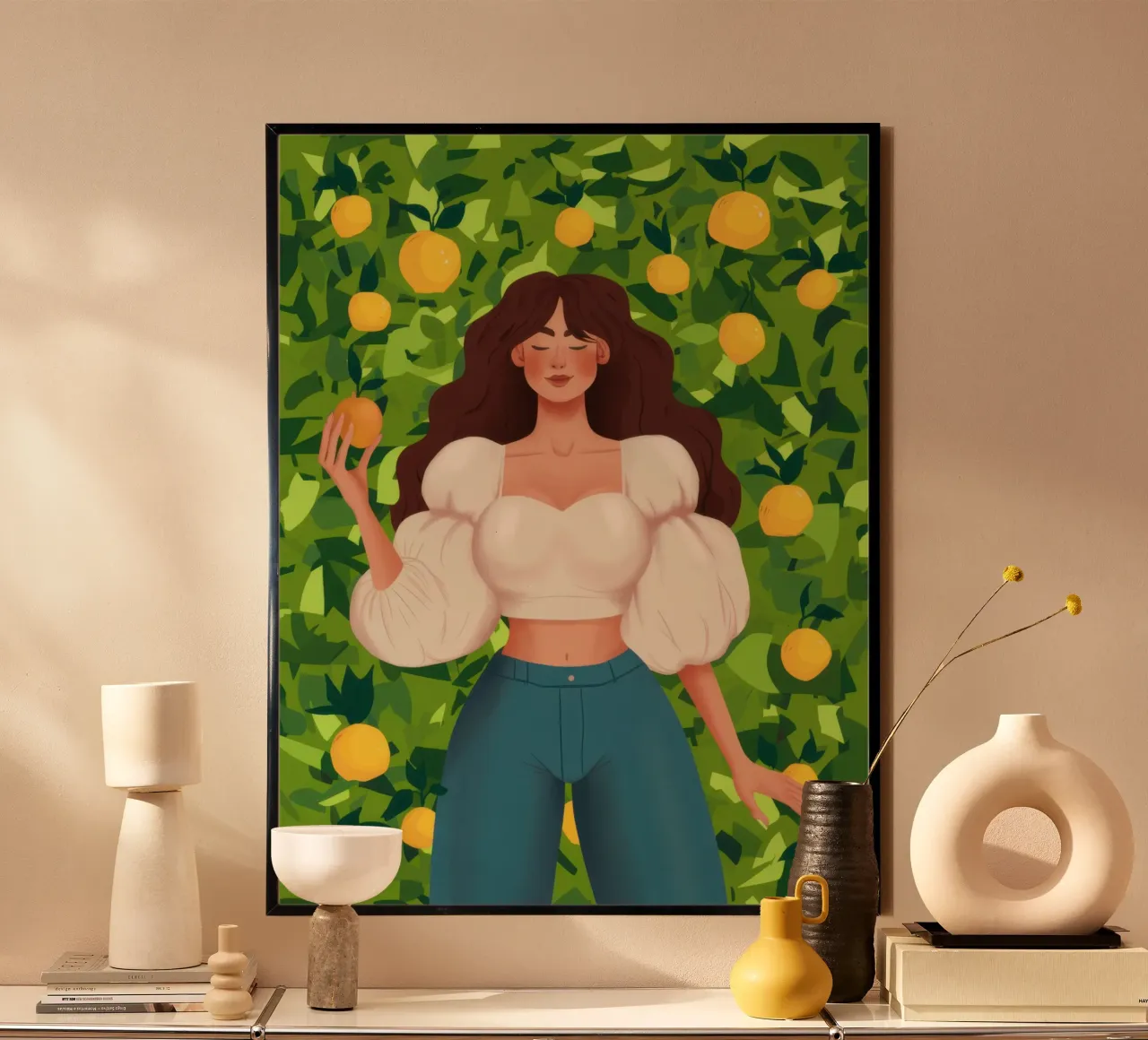 La bellezza dell'albero dei limoni poster da Marigold Tiga